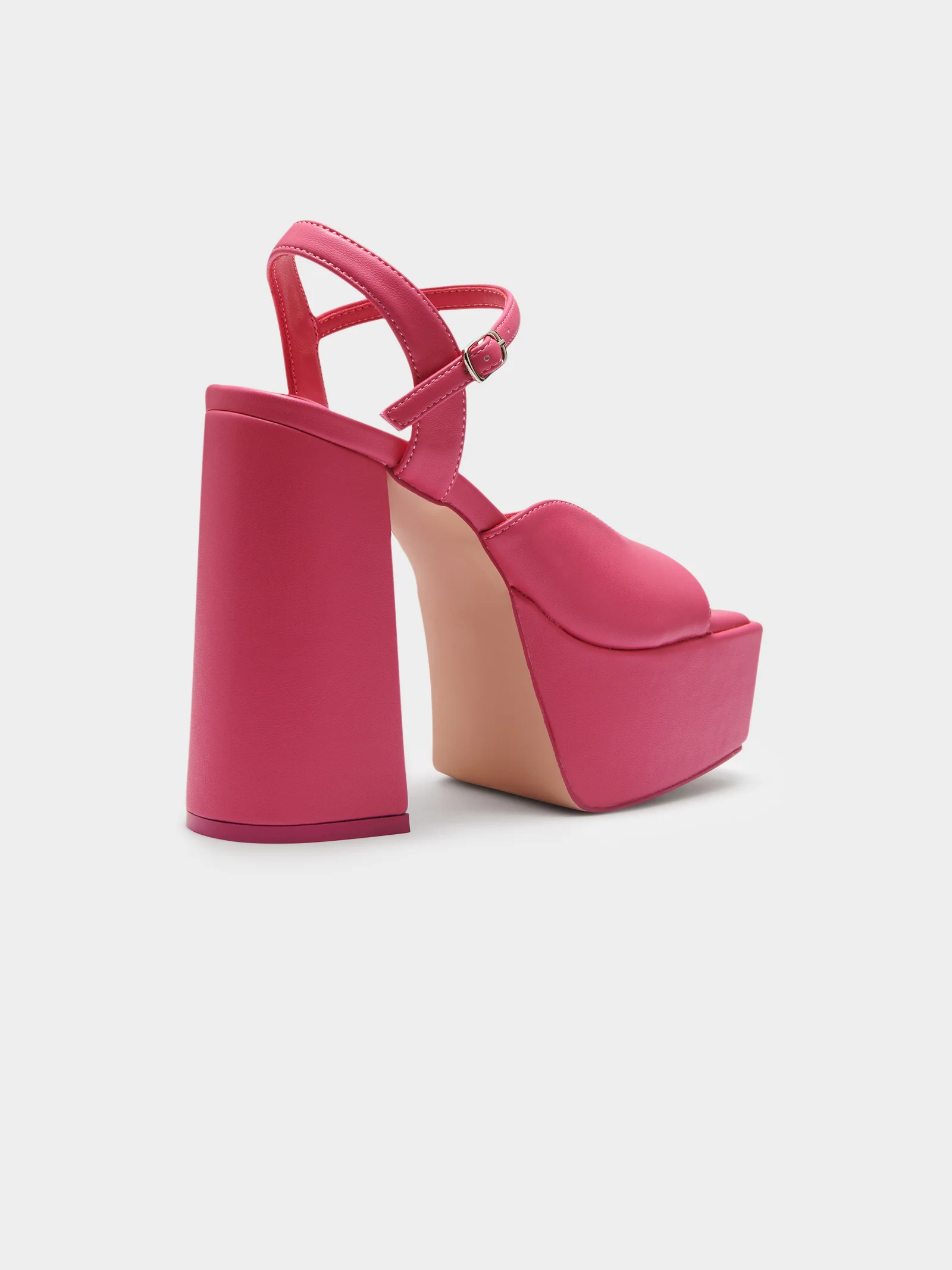 Womens Ella May Ding Dom Satin Strap Sandals - Image 4