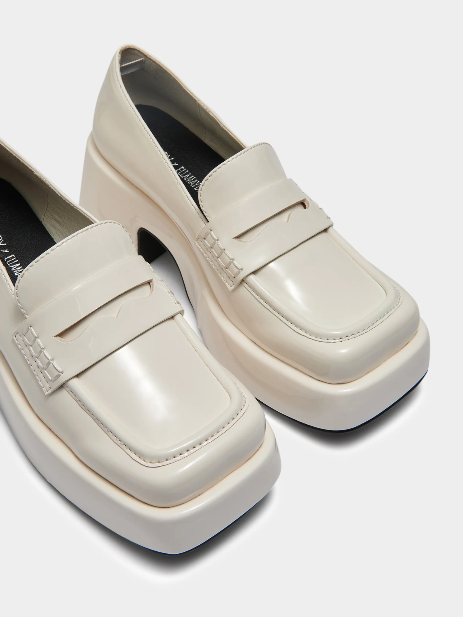 Womens Ella May Ding Rustica Platform Loafers - Image 2