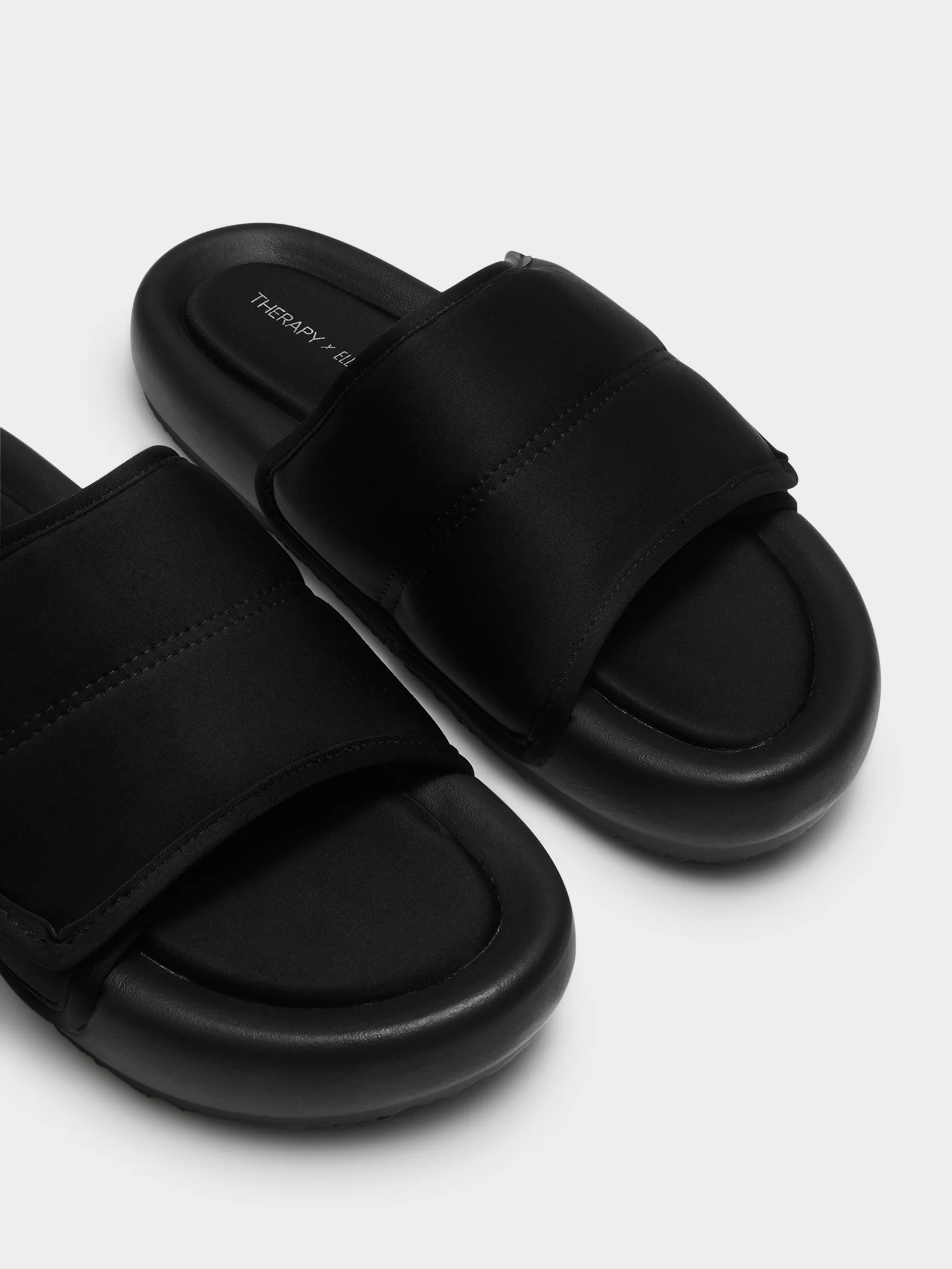 Womens Ella May Ding Zen Rip Tape Slides - Image 2
