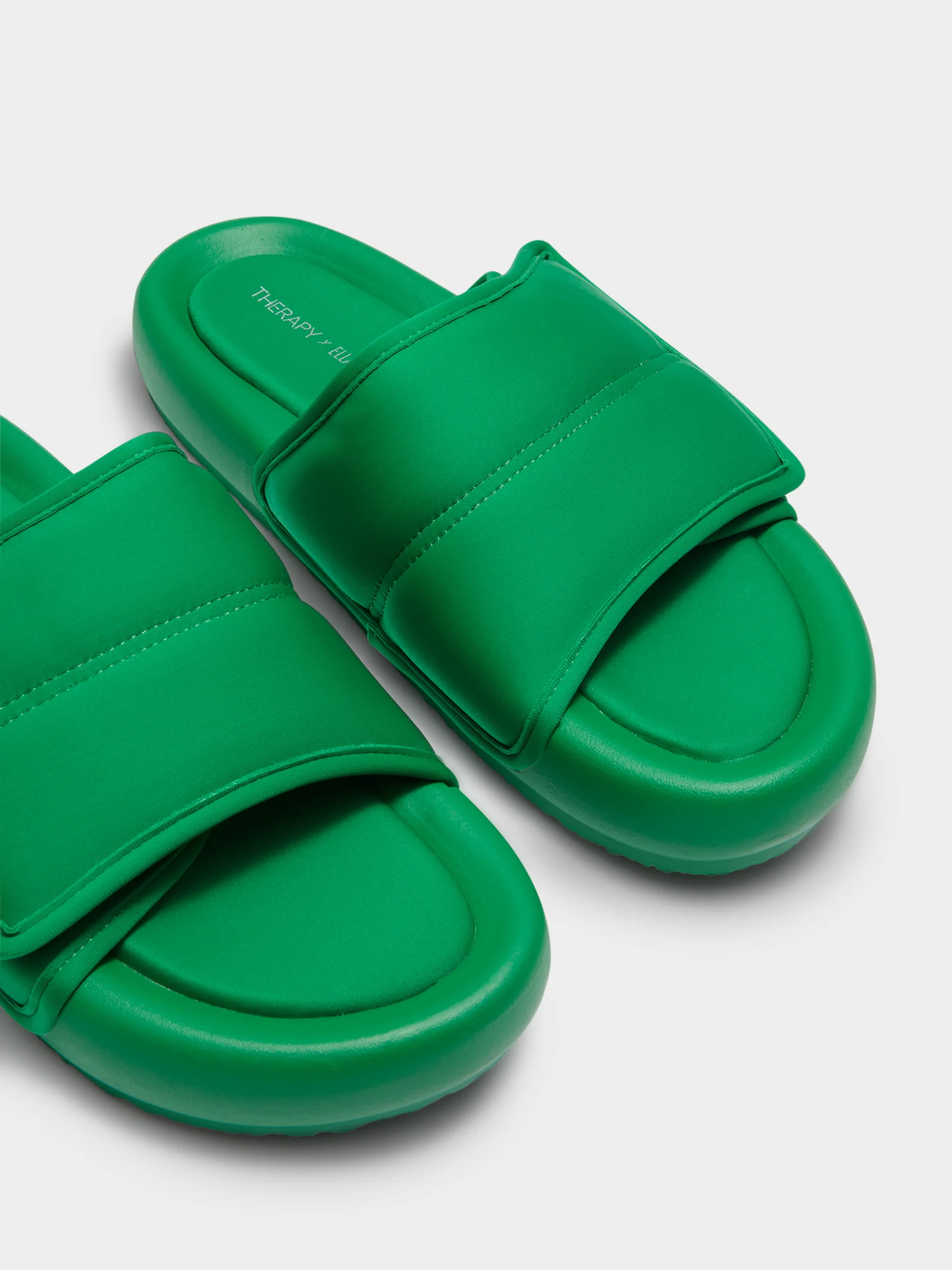Womens Ella May Ding Zen Rip Tape Slides - Image 2