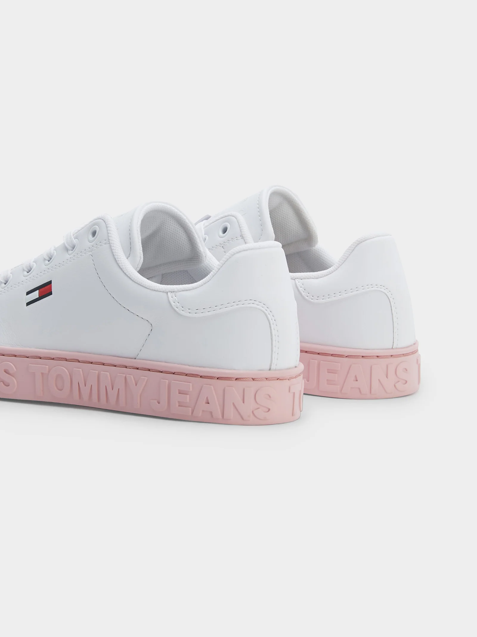 Womens Embossed Logo Cupsole Trainers - Image 2