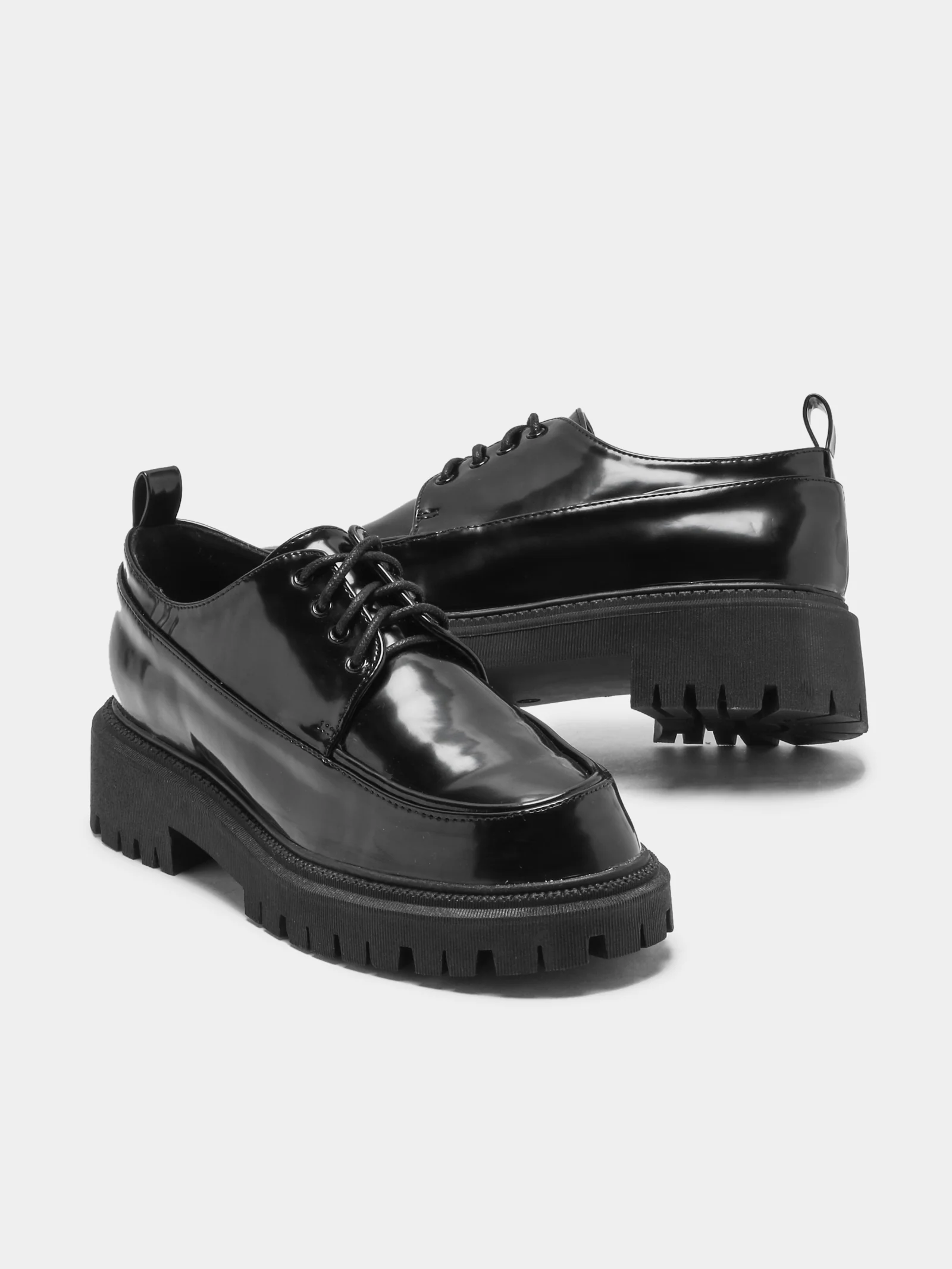Womens Exie Chunky Derby Shoes - Image 2