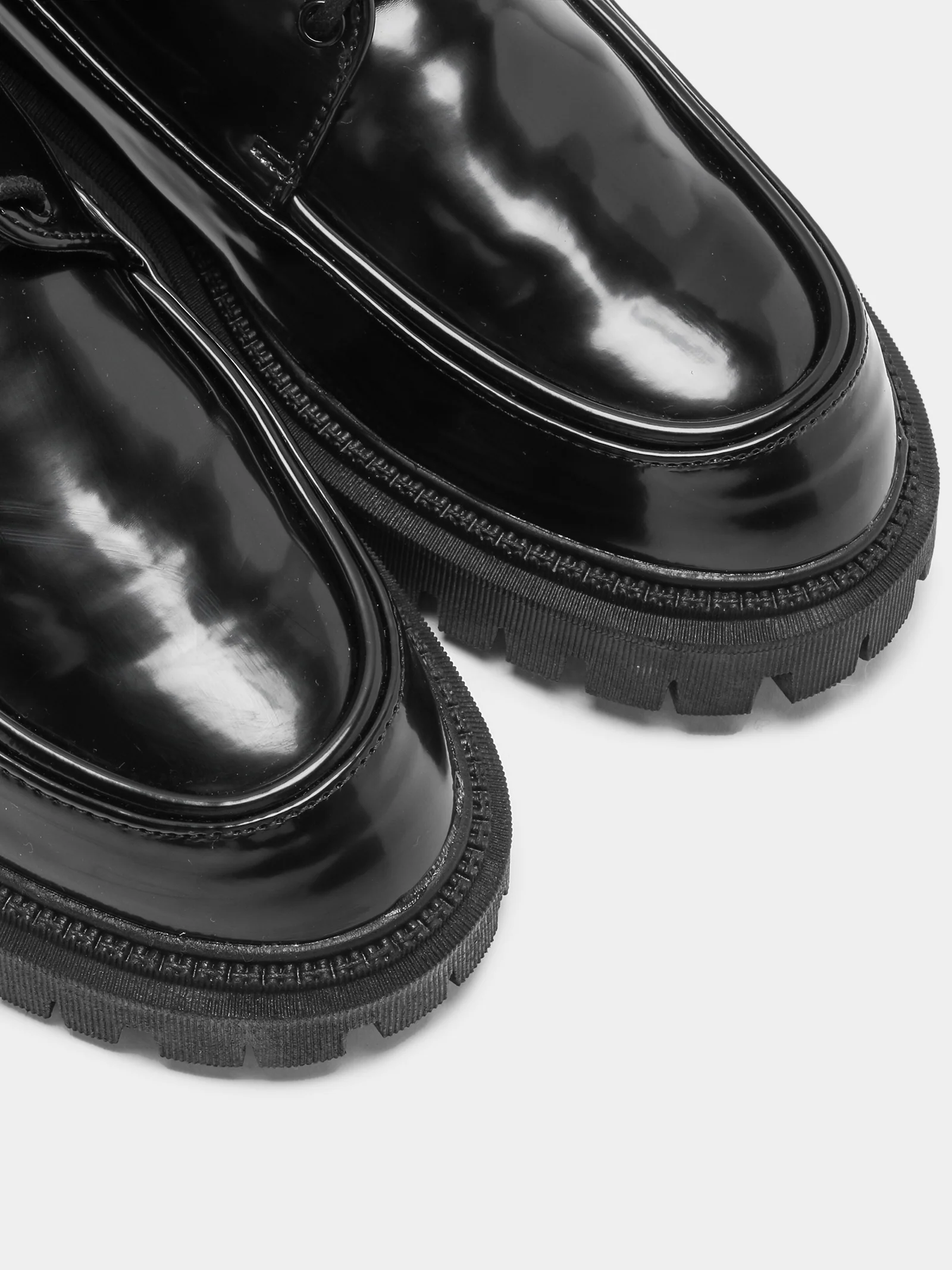Womens Exie Chunky Derby Shoes - Image 4