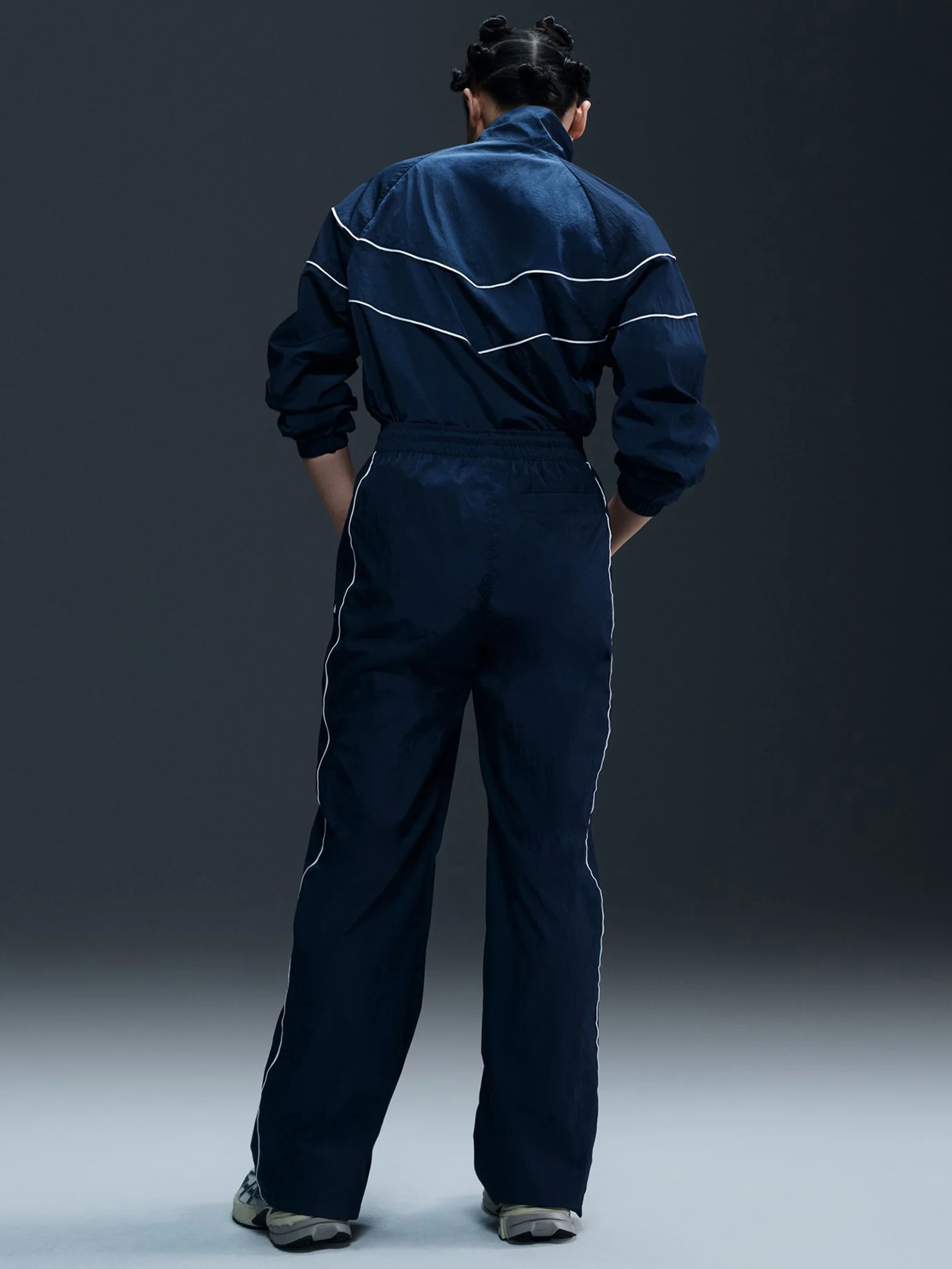 Women's High-Waisted Woven Open-Hem Pants - Image 2