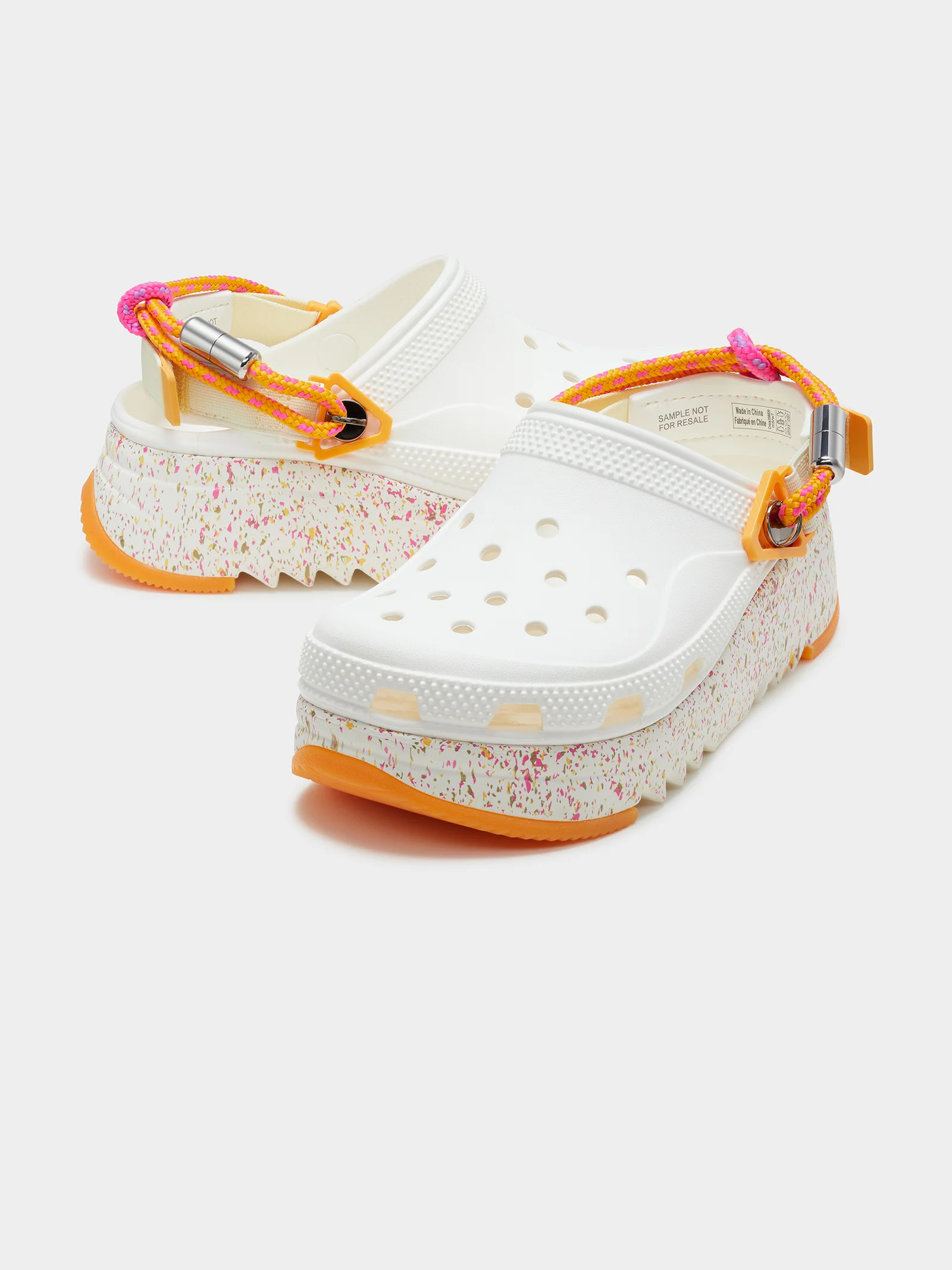 Womens Hiker Xscape Festival Platform Clogs - Image 3