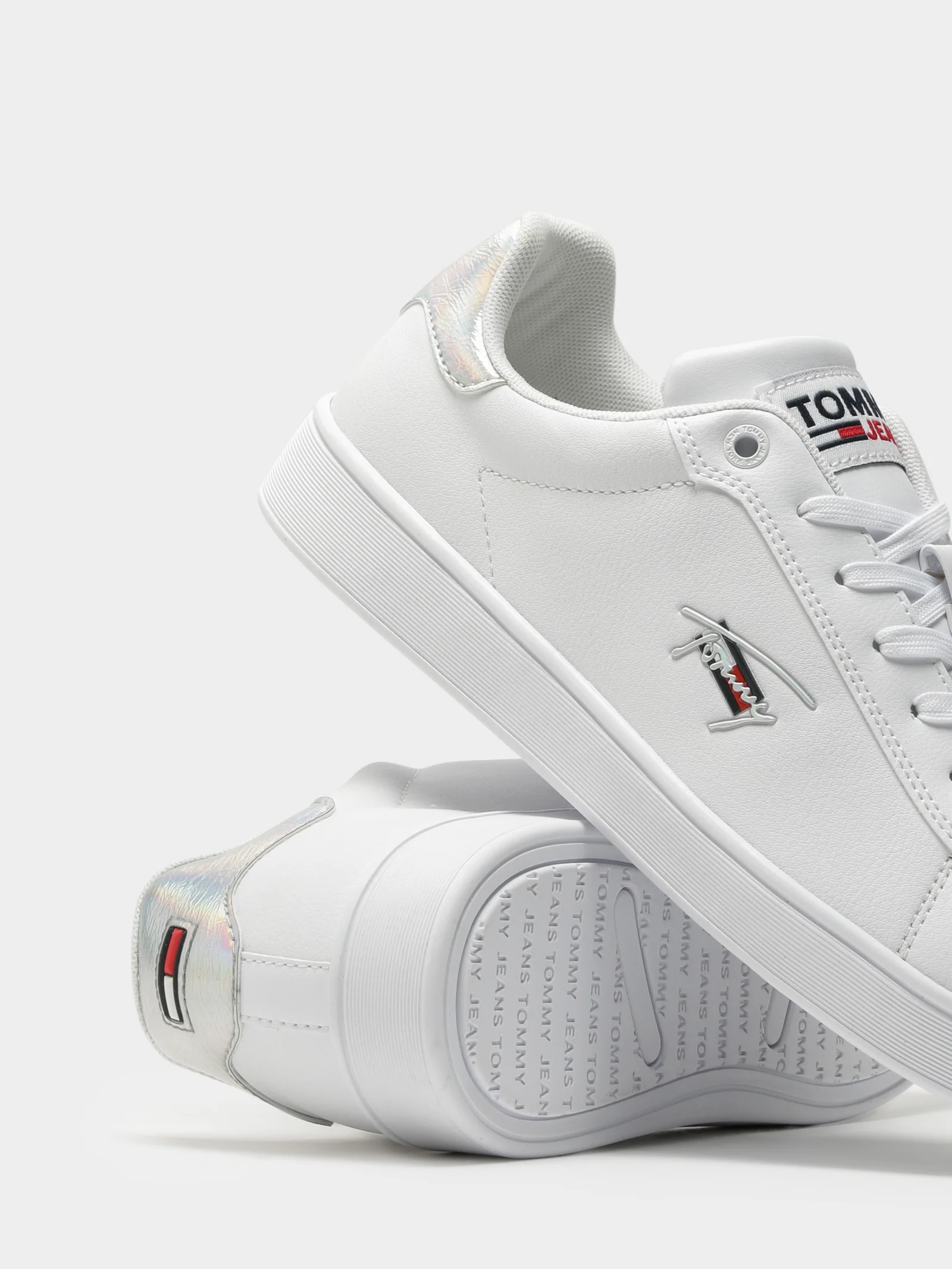 Womens Iridescent Detail Sneakers - Image 5