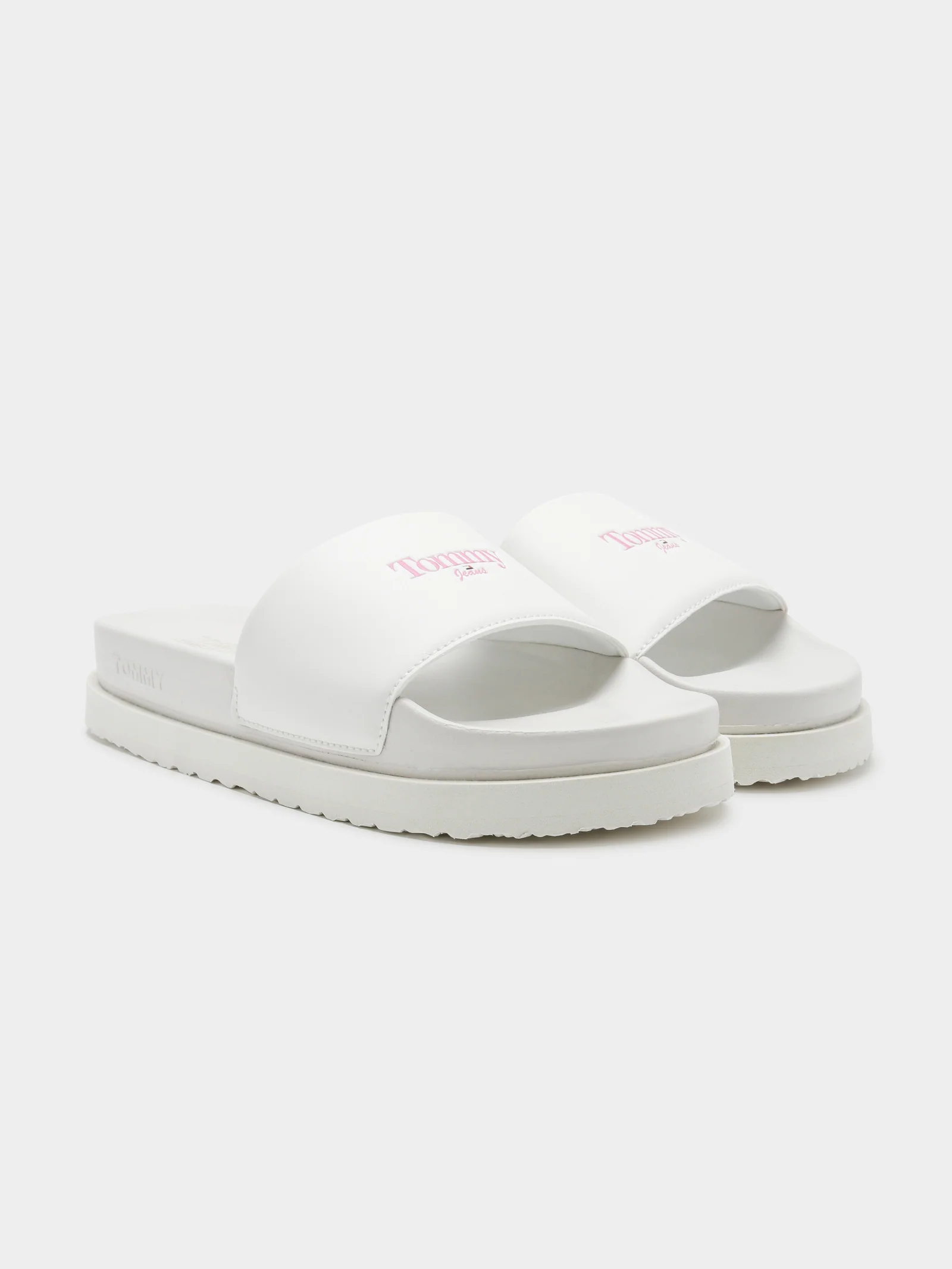 Womens Logo Flatform Pool Slides - Image 2