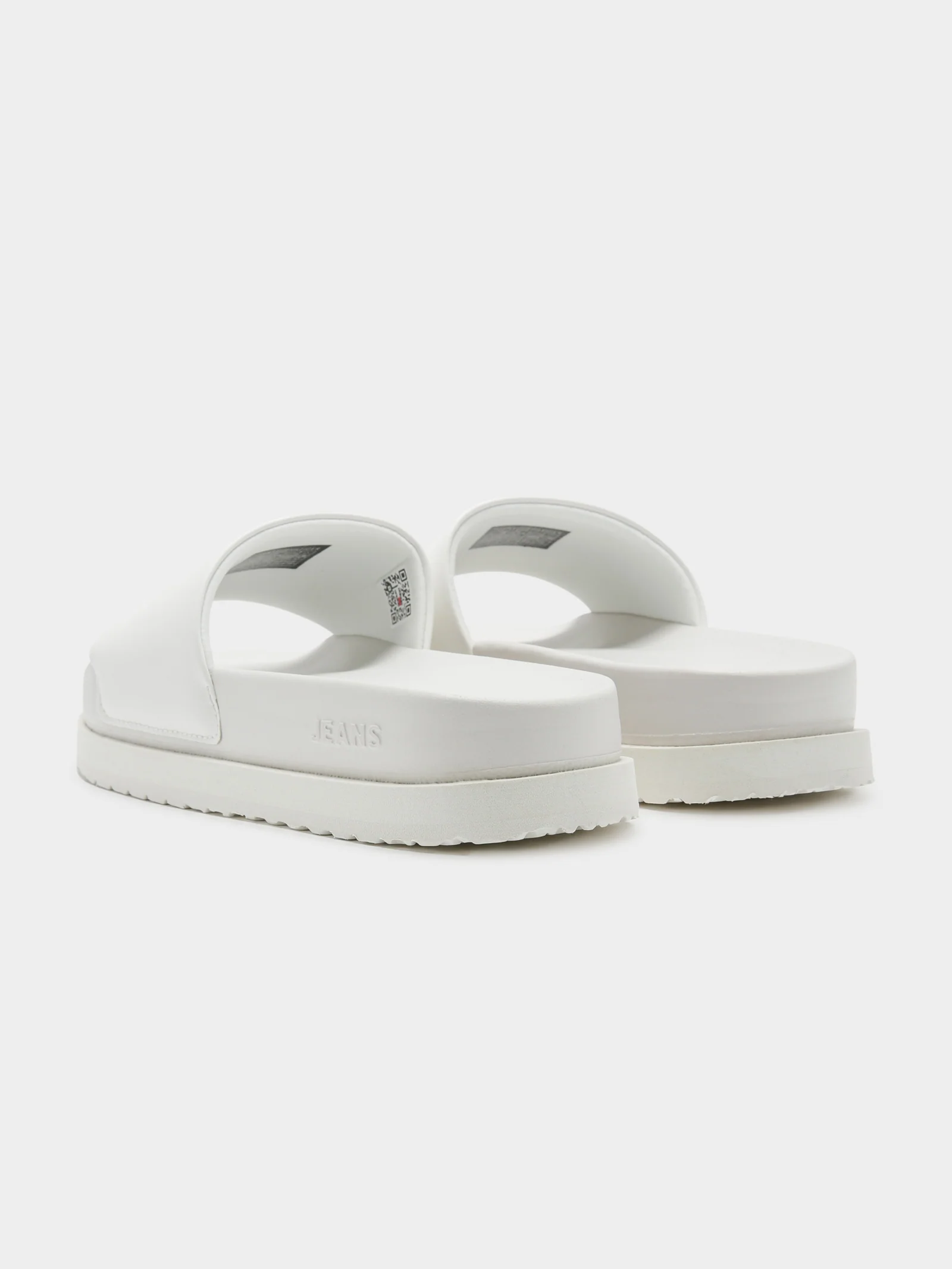 Womens Logo Flatform Pool Slides - Image 7