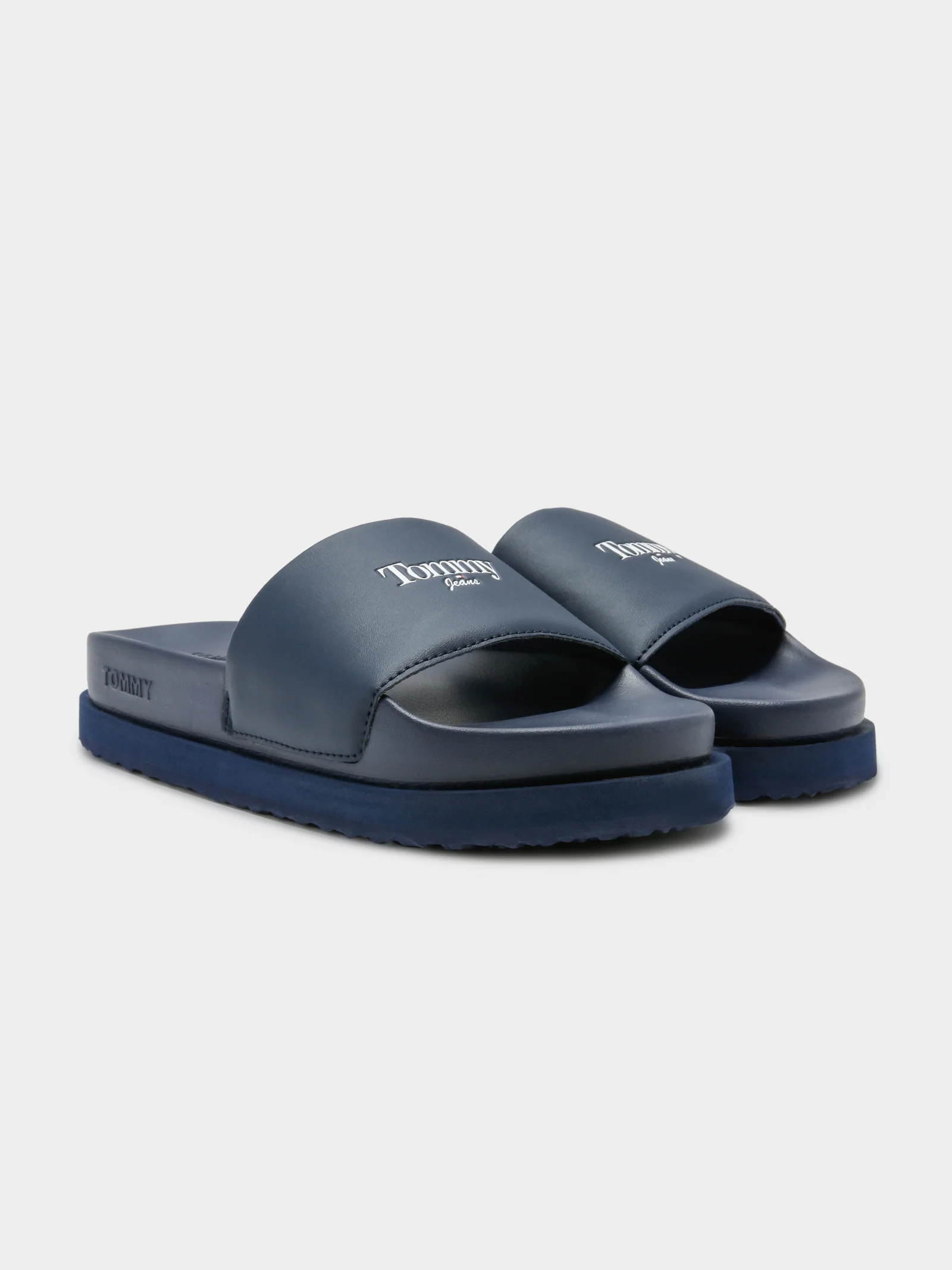 Womens Logo Flatform Pool Slides - Image 2