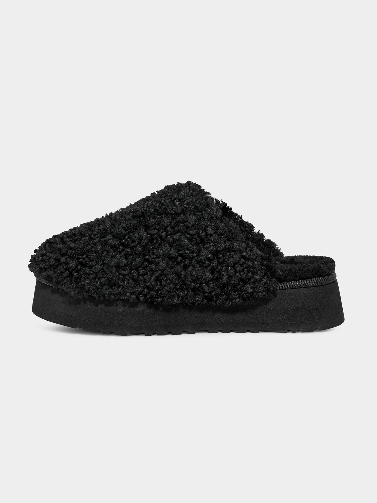 Womens Maxi Curly Platform Shoes - Image 3