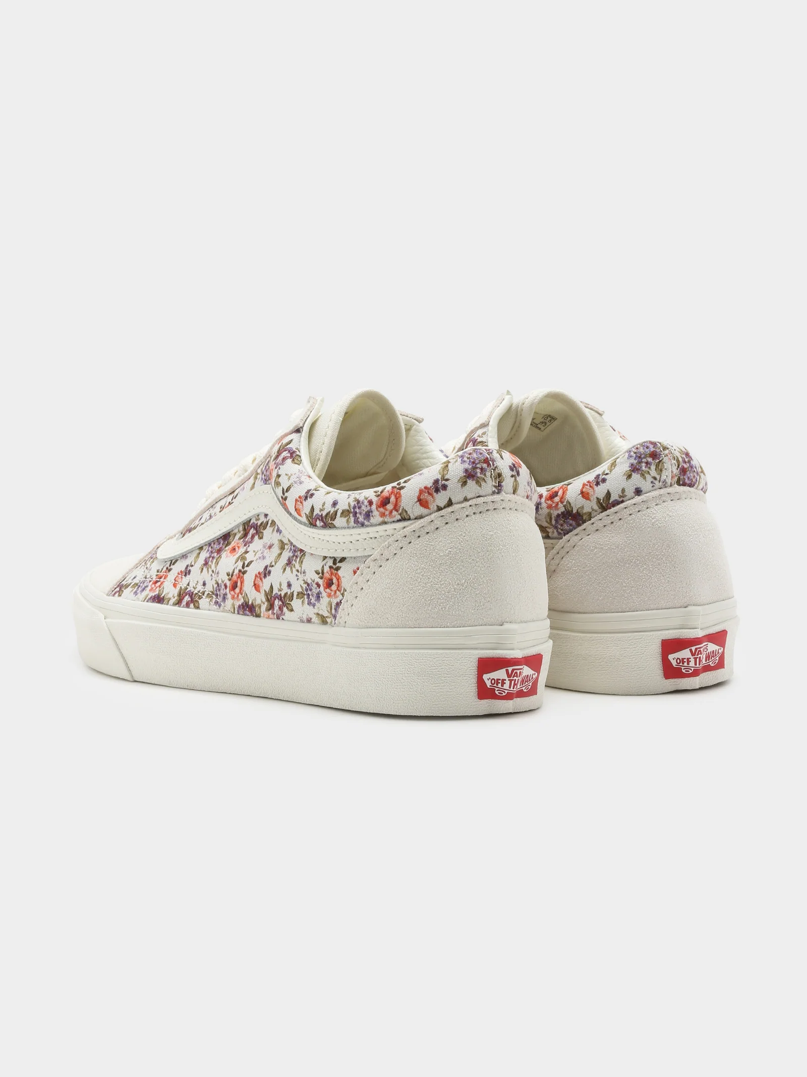 Womens Old Skool Vintage Floral Sneakers - Image 7