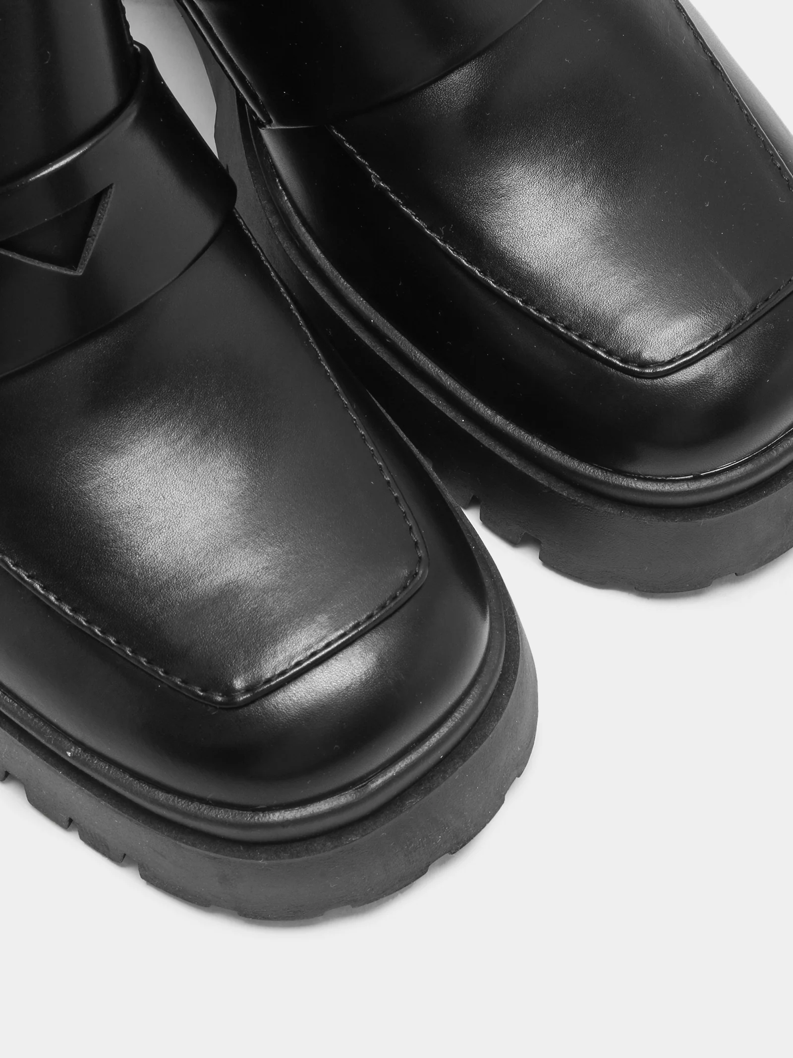 Womens Prompt Heeled Loafers - Image 3