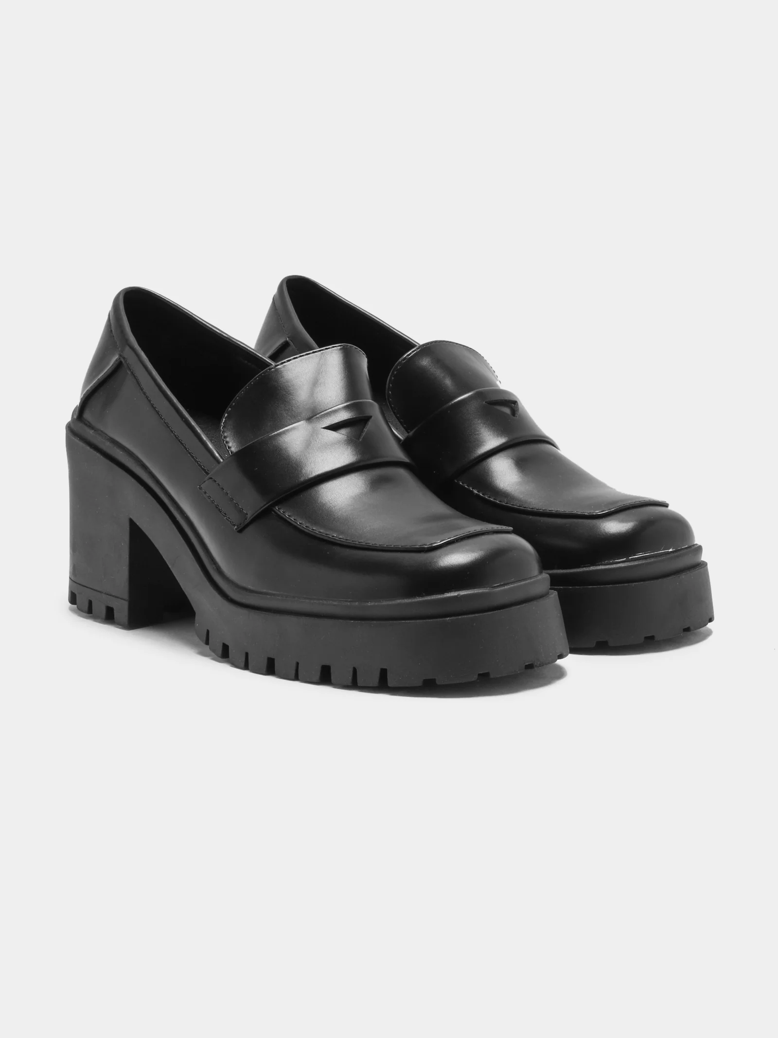 Womens Prompt Heeled Loafers - Image 6