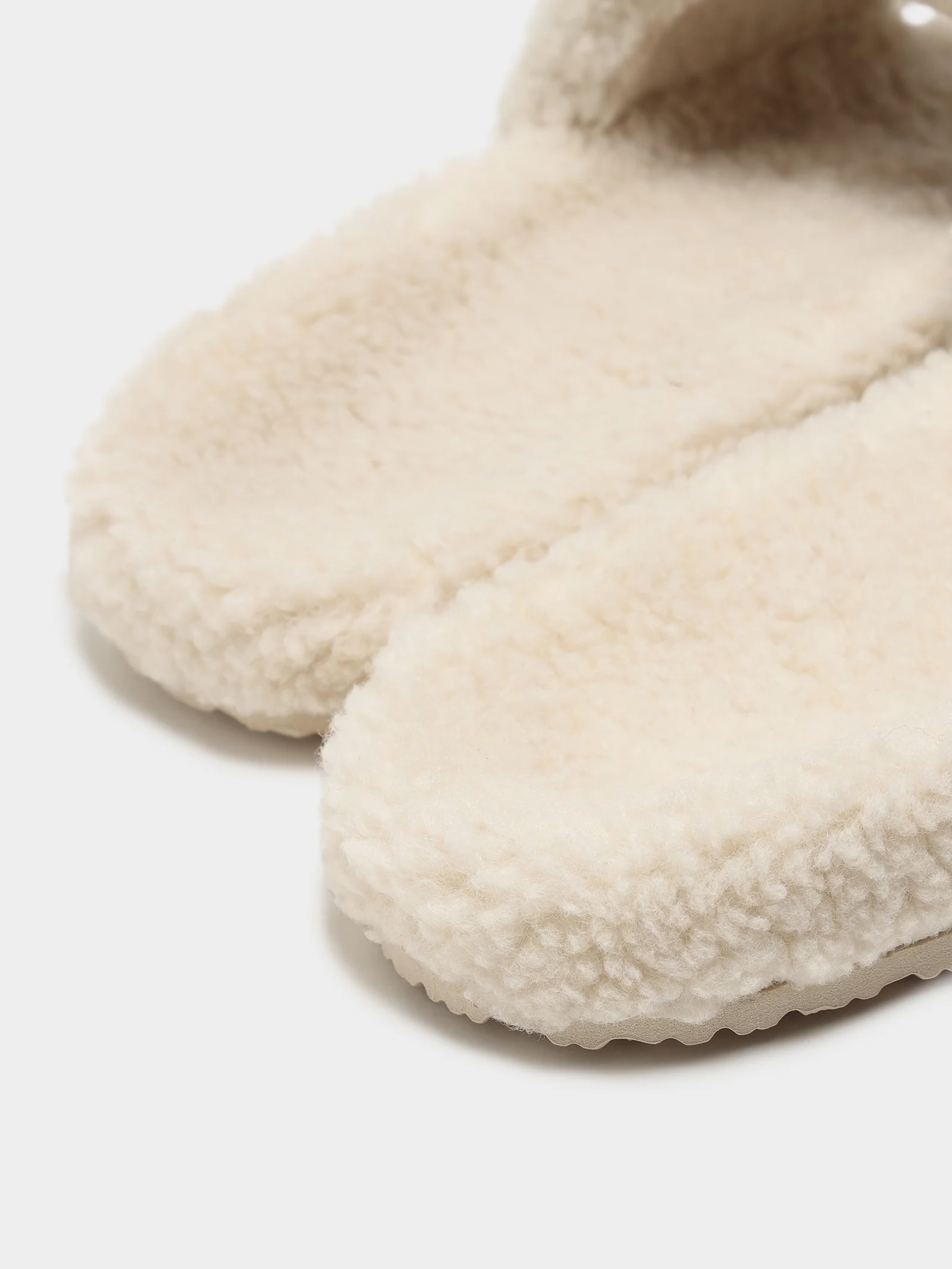 Womens Tommy Jeans Flag Sherpa Slides - Image 5