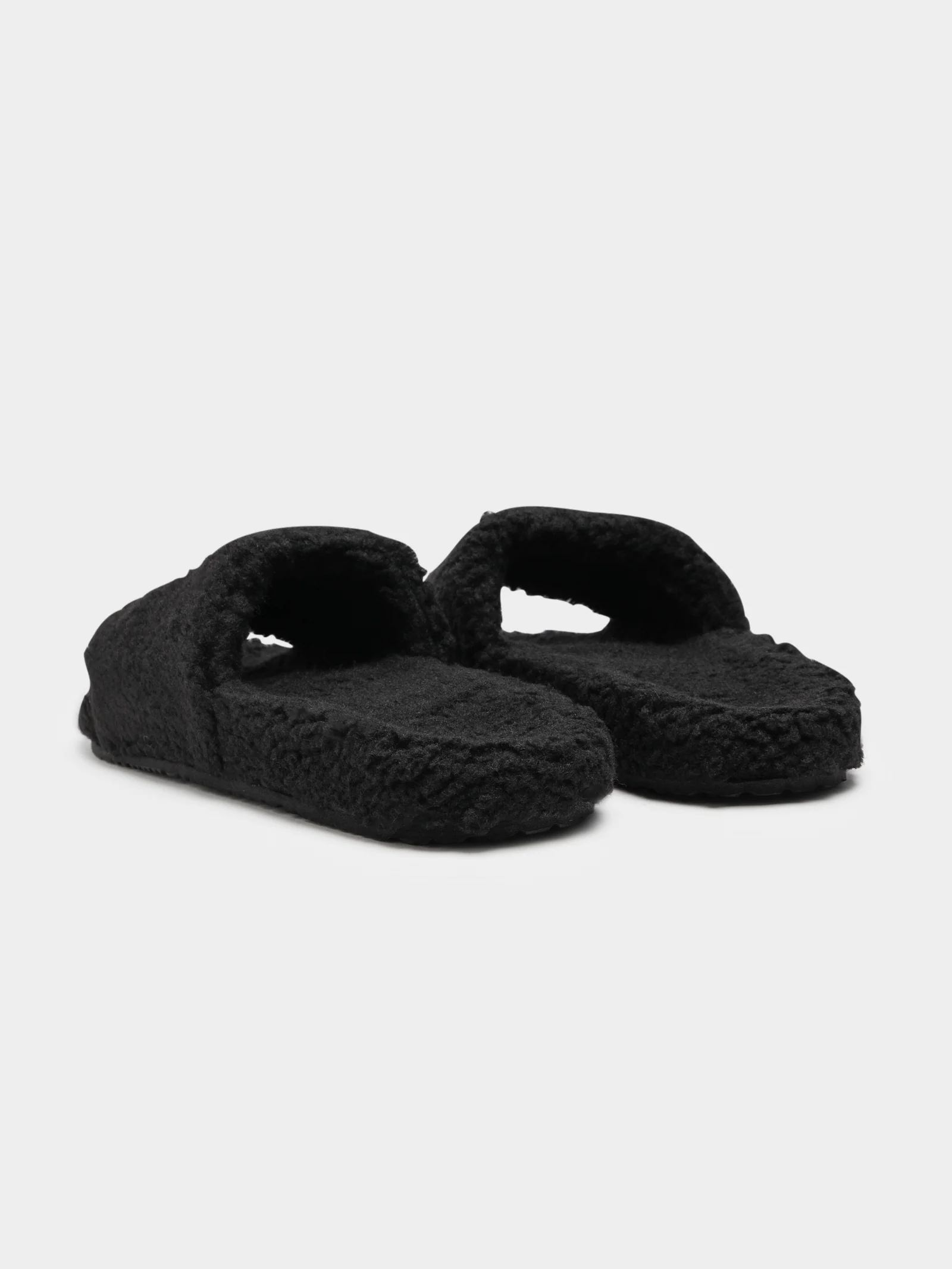 Womens Tommy Jeans Flag Sherpa Slides - Image 7
