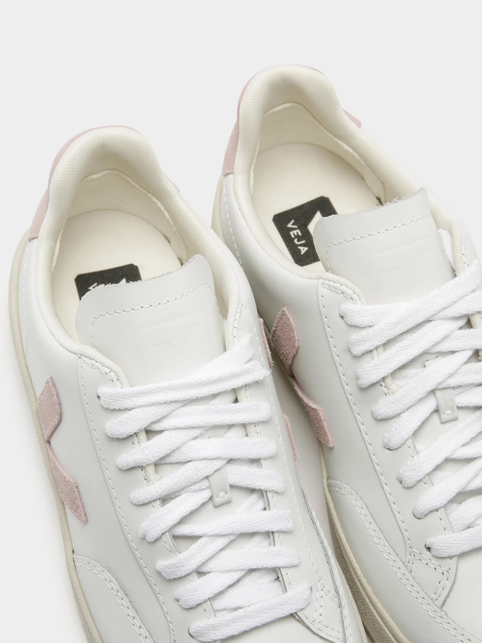 Womens V-12 Leather Sneaker - Image 3