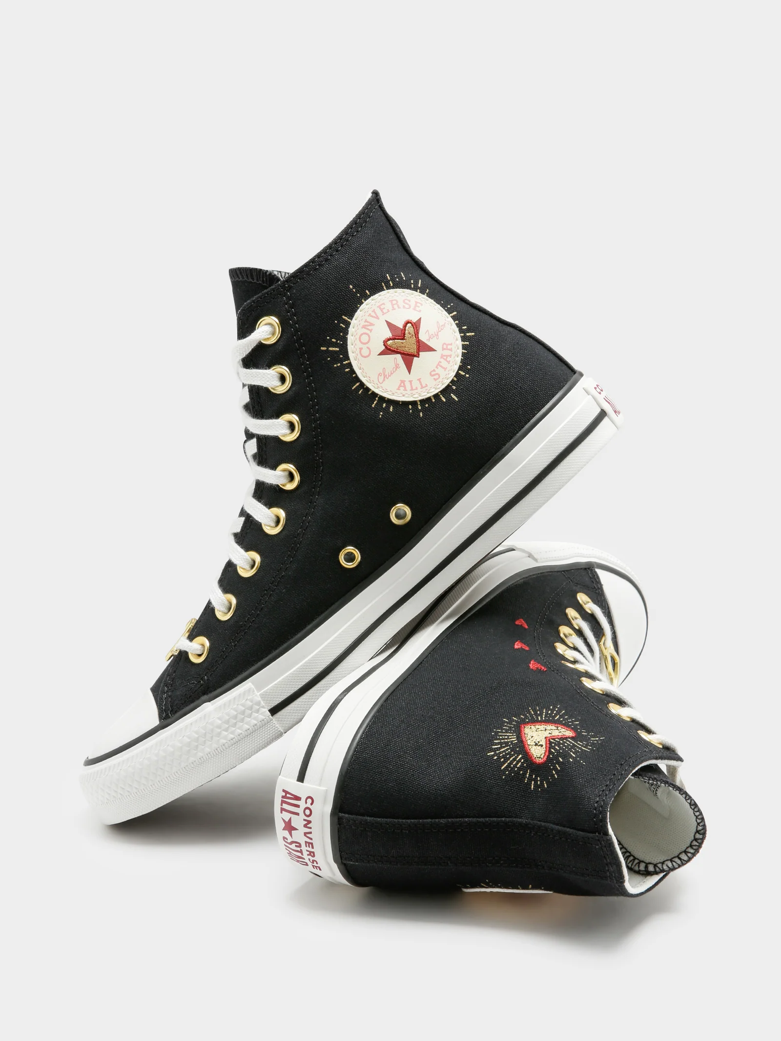 Womens Valentines Day Chuck Taylor All Star High-Top Sneakers - Image 2