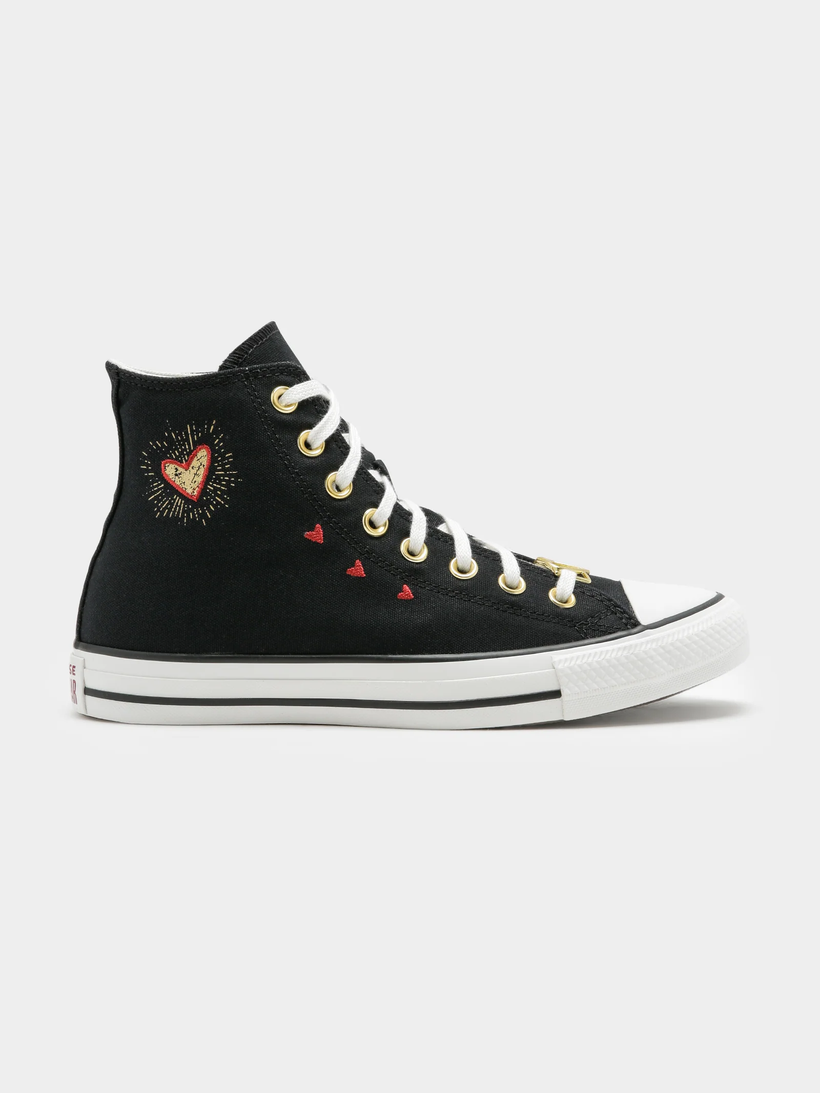 Womens Valentines Day Chuck Taylor All Star High-Top Sneakers - Image 3