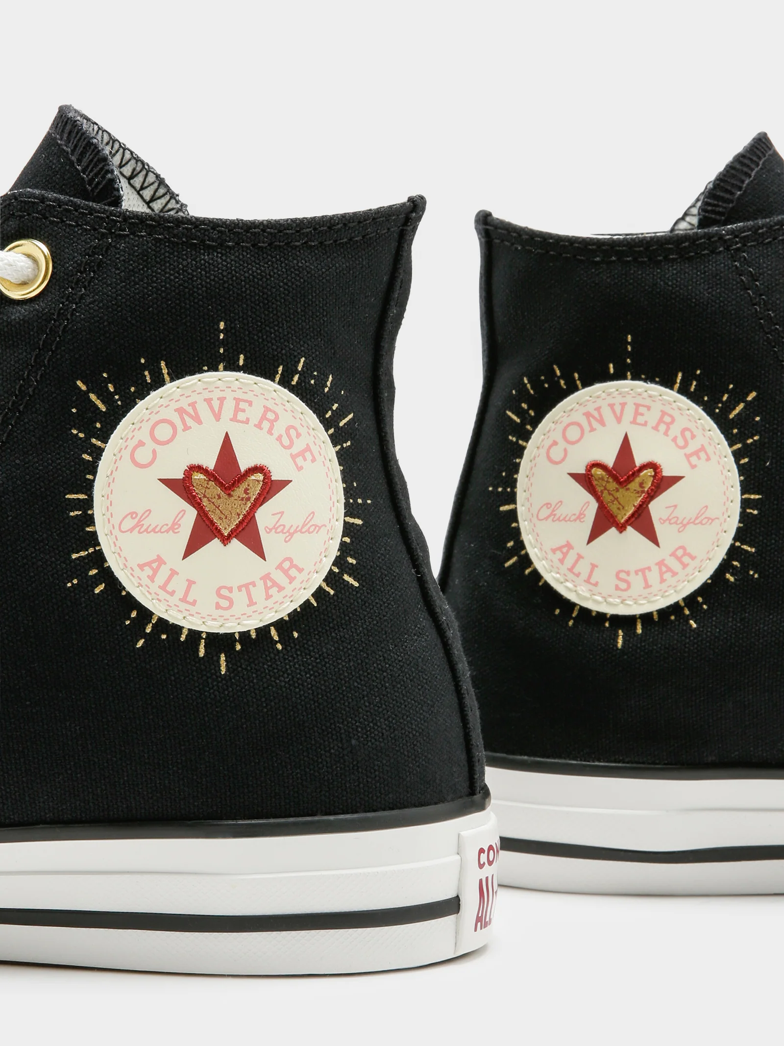 Womens Valentines Day Chuck Taylor All Star High-Top Sneakers - Image 6