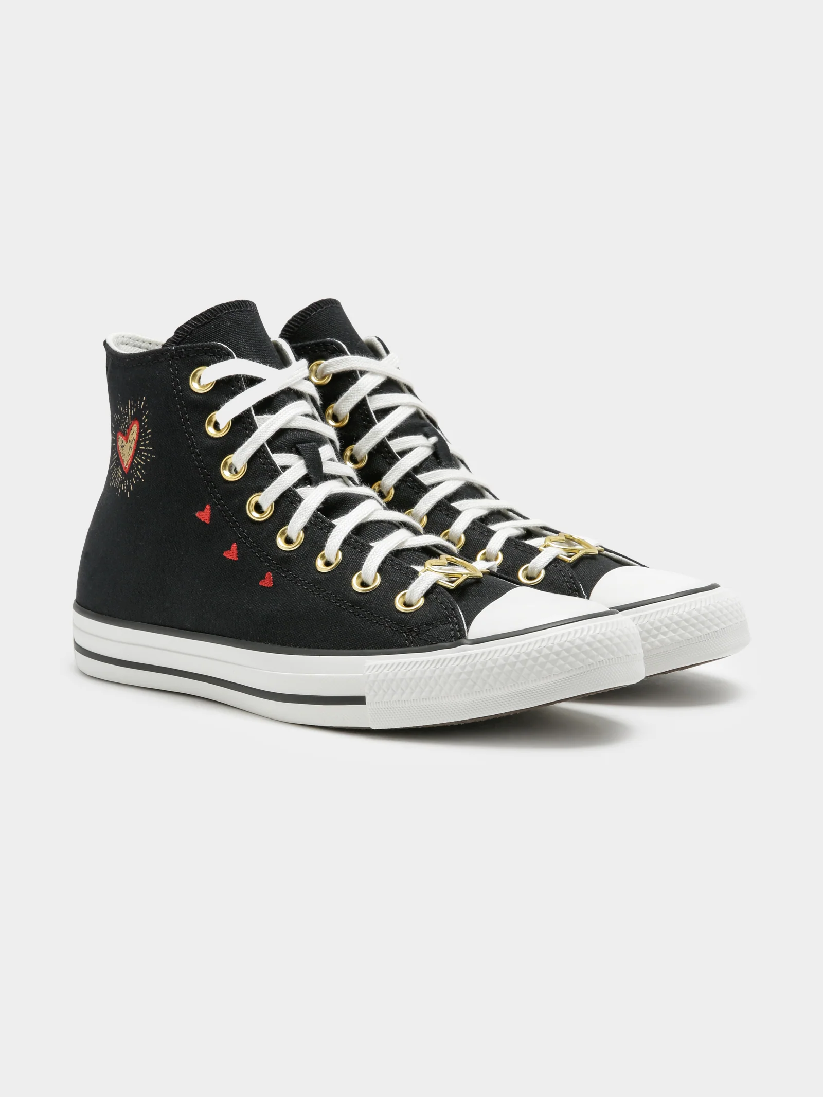 Womens Valentines Day Chuck Taylor All Star High-Top Sneakers - Image 7