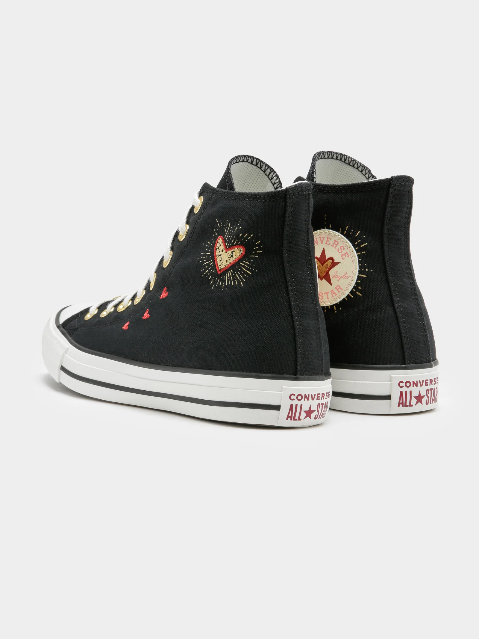 Womens Valentines Day Chuck Taylor All Star High-Top Sneakers - Image 8