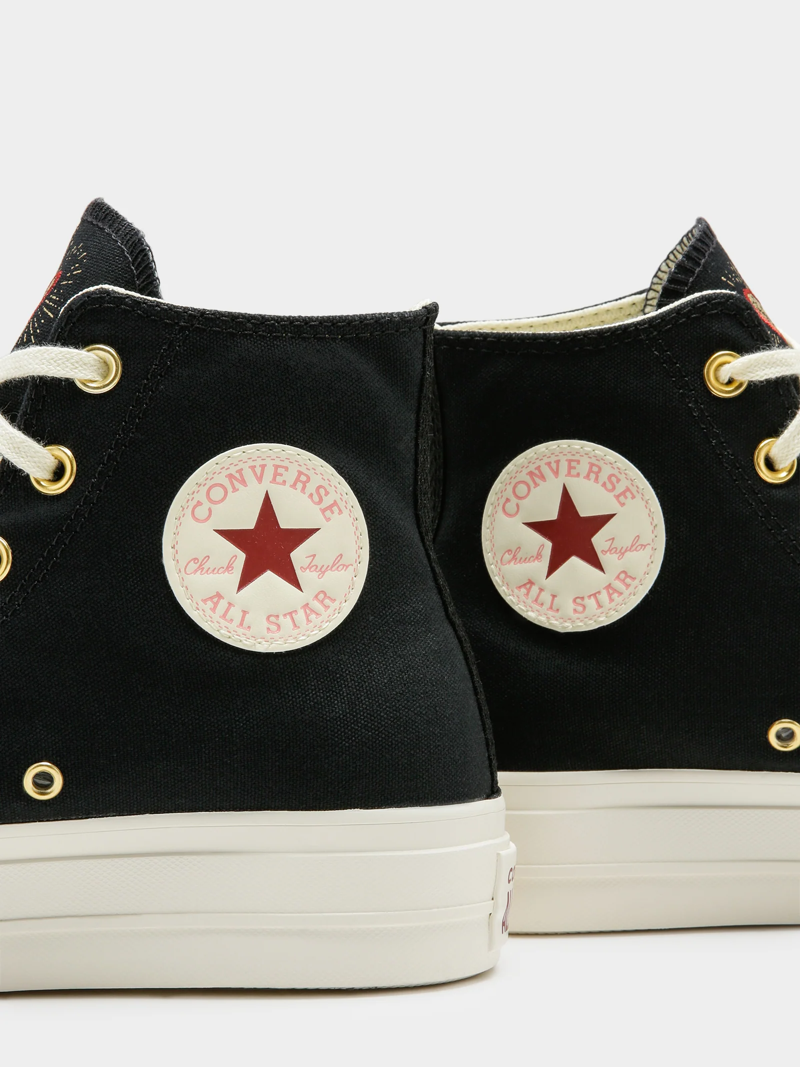 Womens Valentines Day Chuck Taylor All Star Lift High-Top Platform Sneakers - Image 9