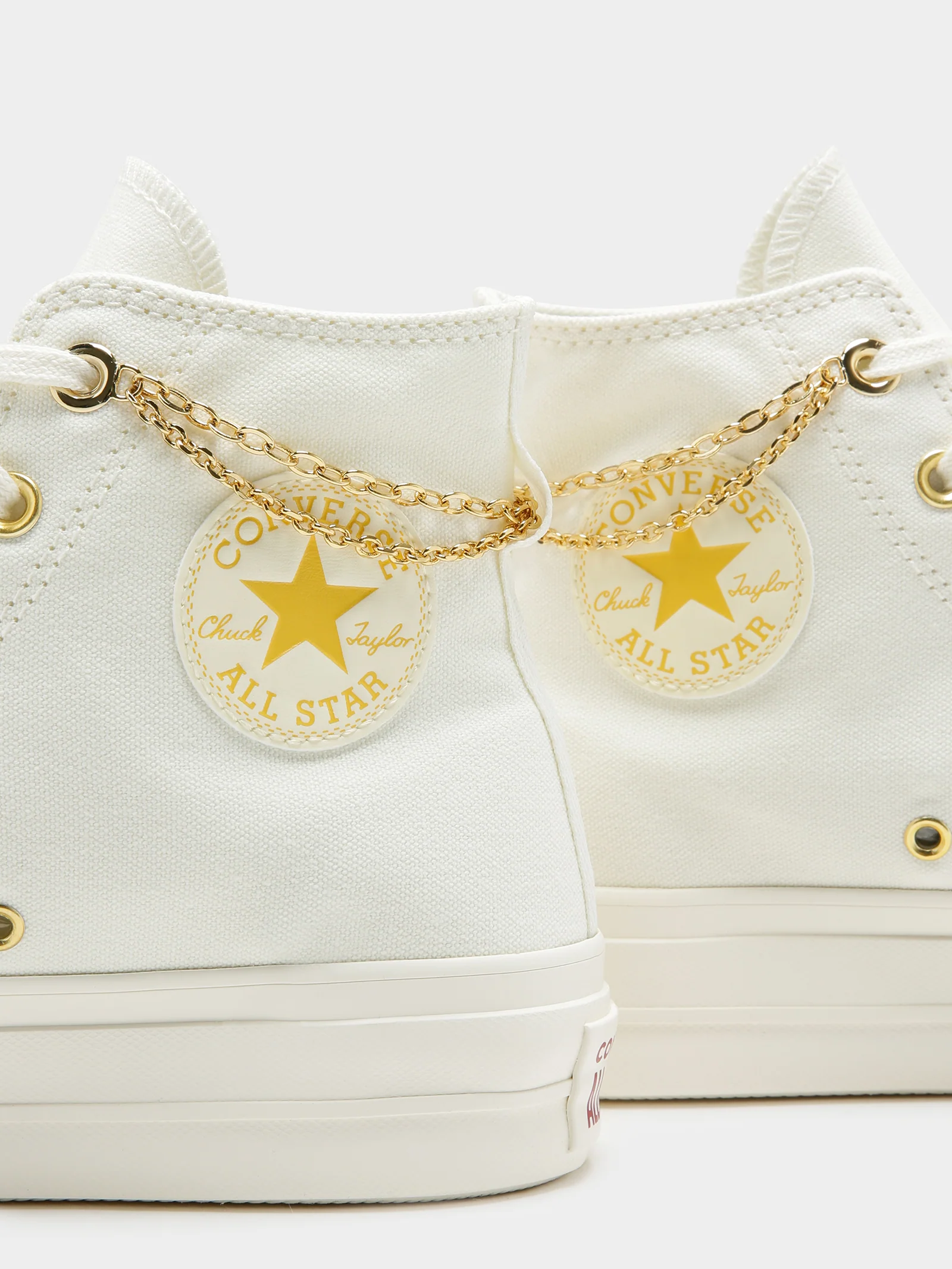 Womens Valentines Day Chuck Taylor All Star Lift High-Top Platform Sneakers - Image 8