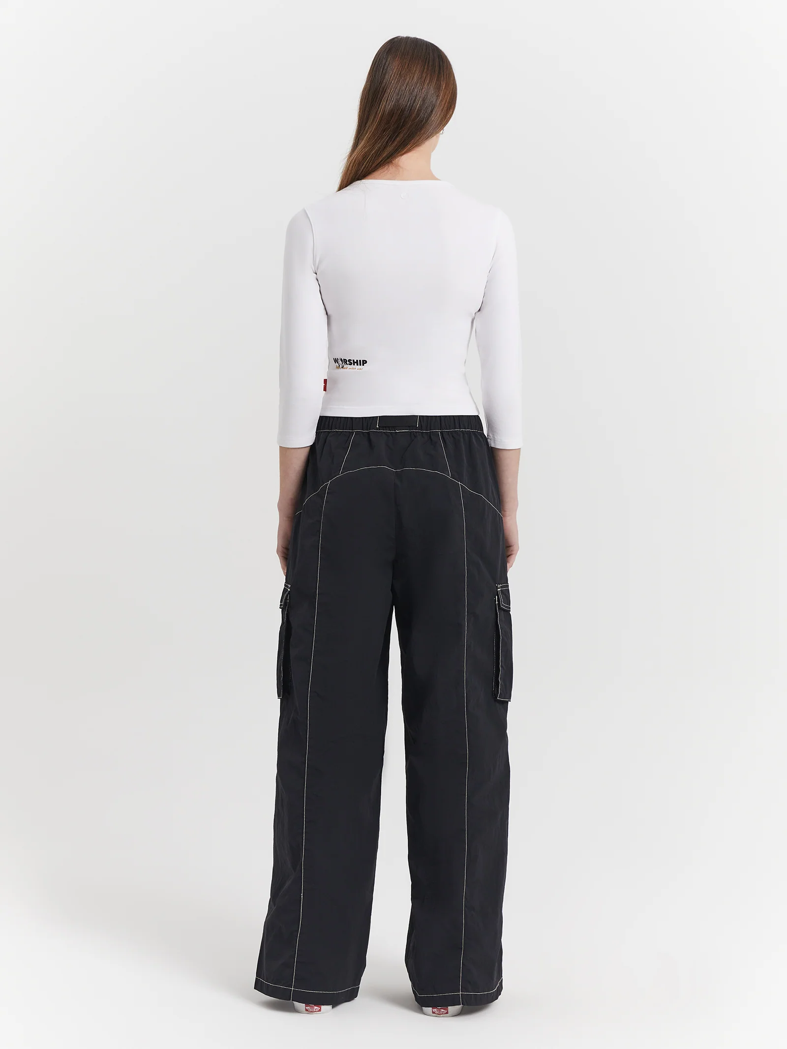Square Eyes Micro 3/4 Sleeve T-Shirt - Image 5