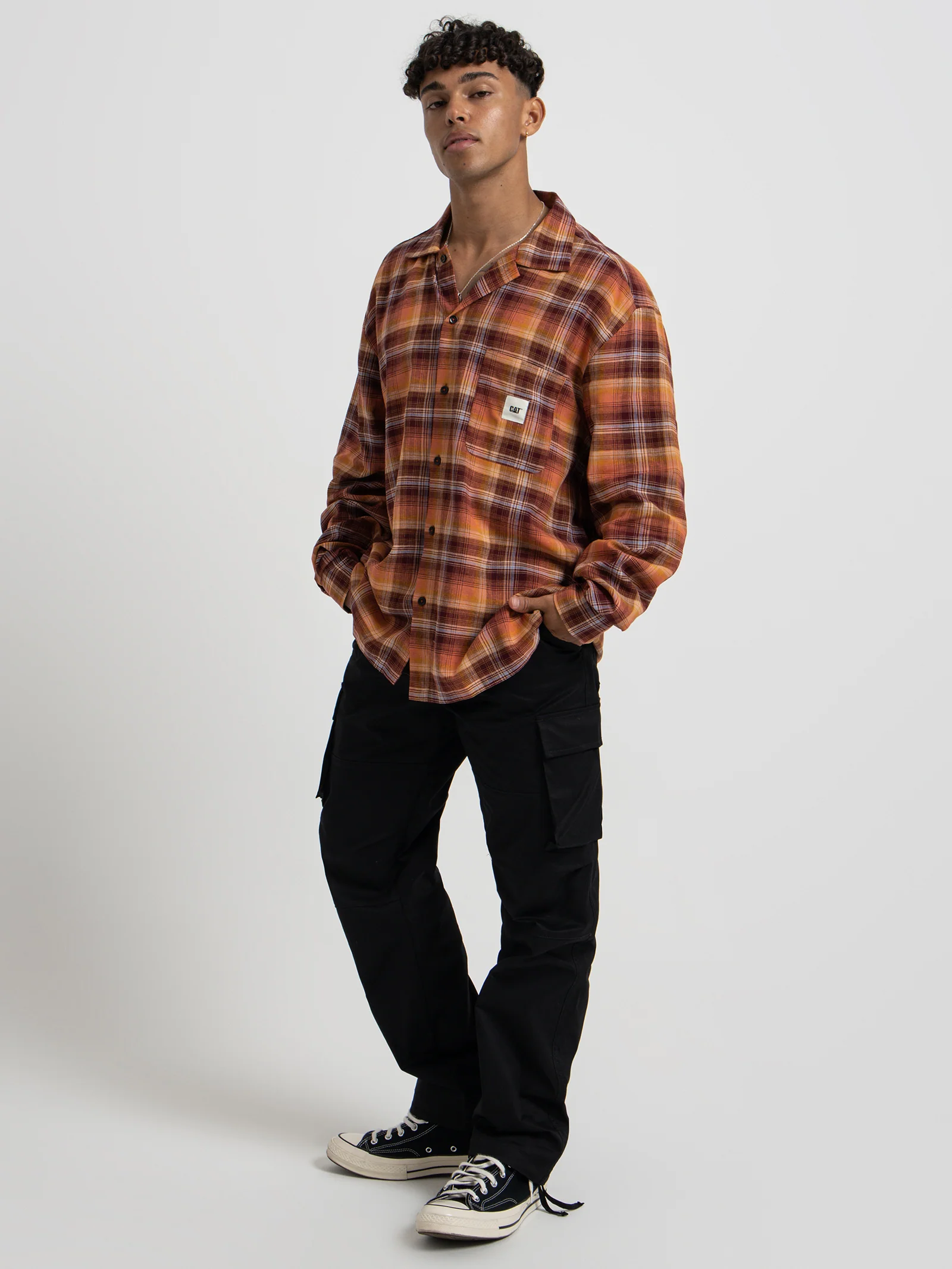 Workwear Checked Shirt - Image 6