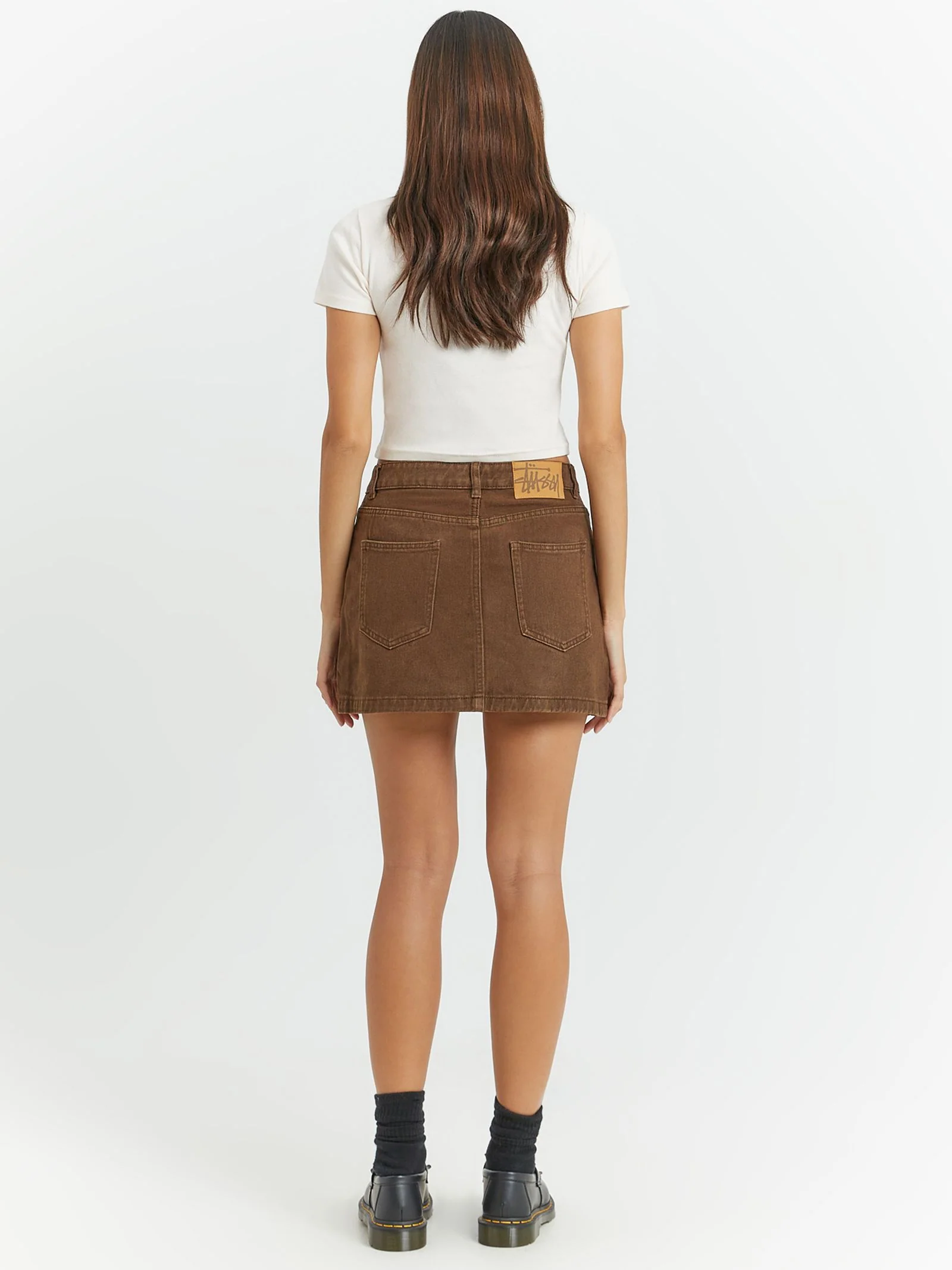 Workwear Denim Mini Skirt - Image 5