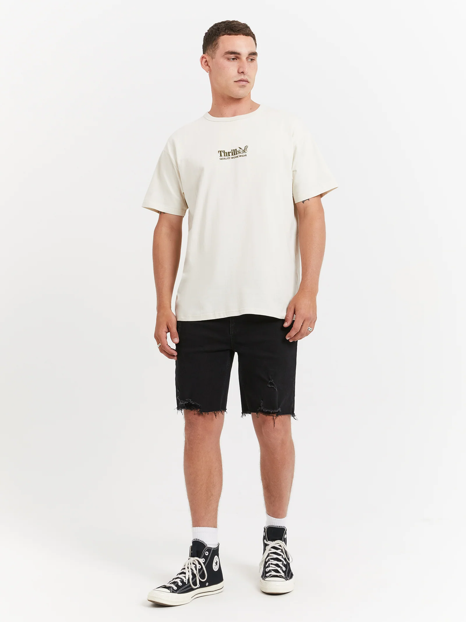Workwear Embro Box Fit T-Shirt - Image 2