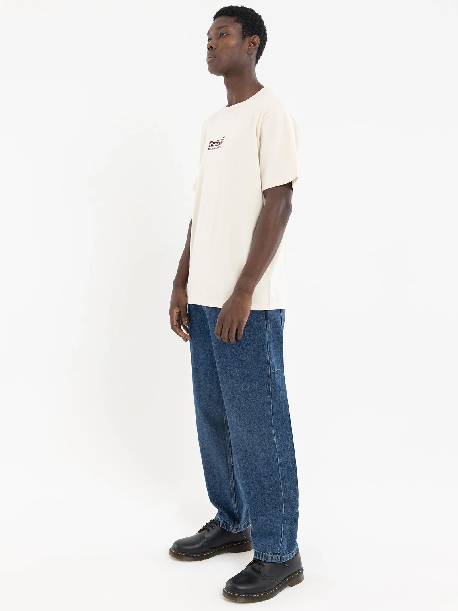 Workwear Embroidered Merch Fit T-Shirt - Image 3