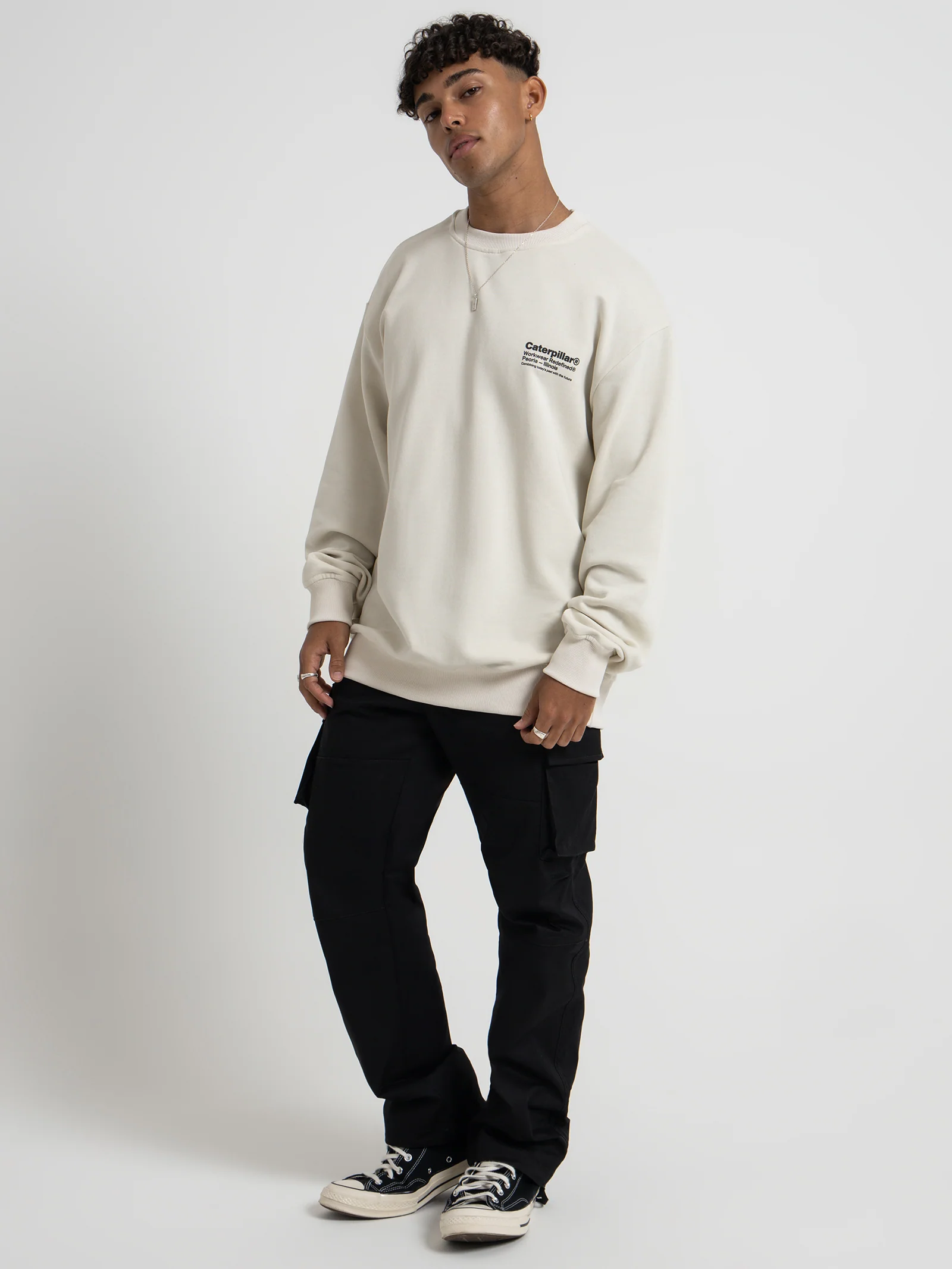 Workwear Insert Crew Neck - Image 4
