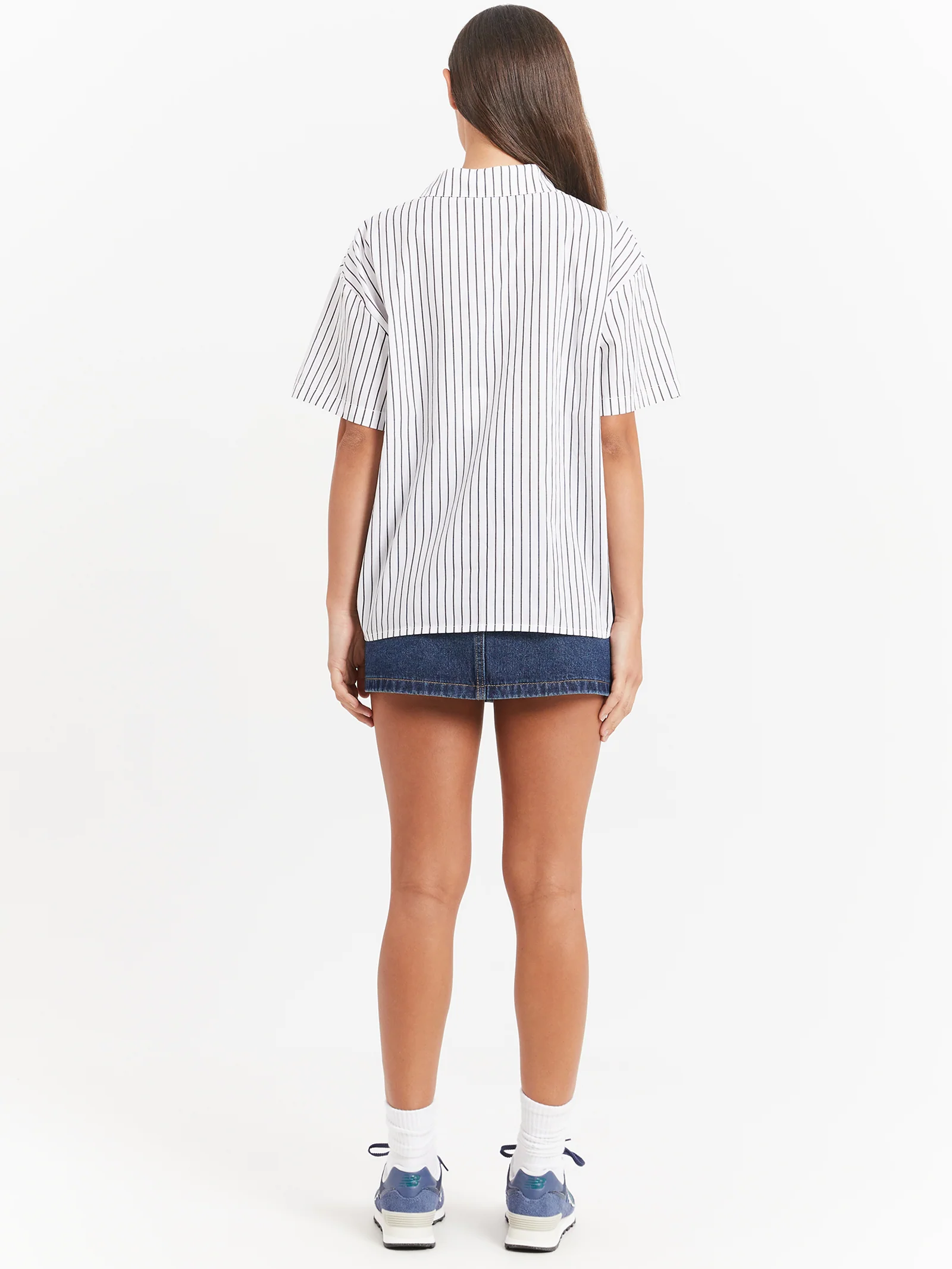Workwear Denim Mini Skirt - Image 5