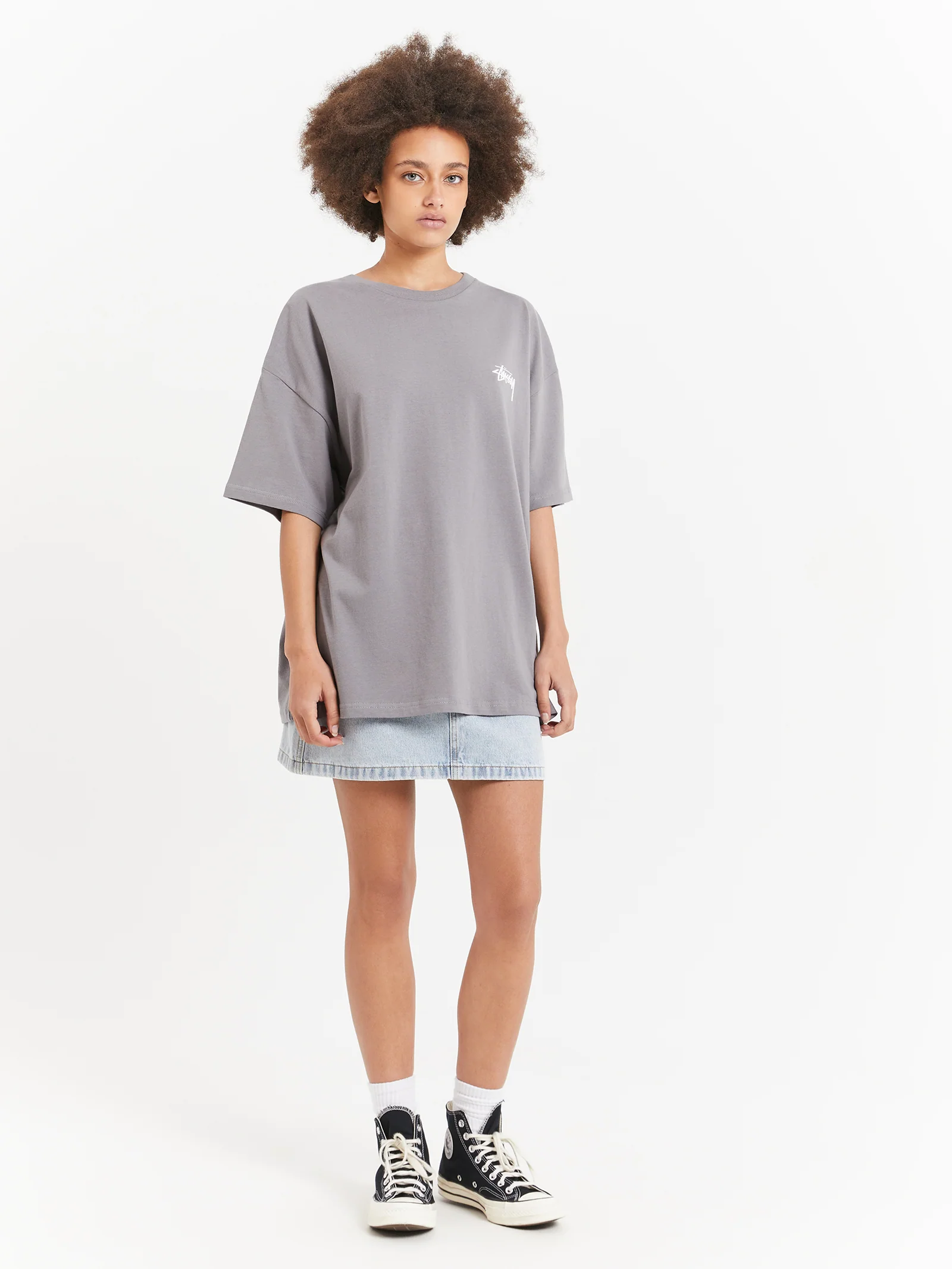 Workwear Denim Mini Skirt - Image 2