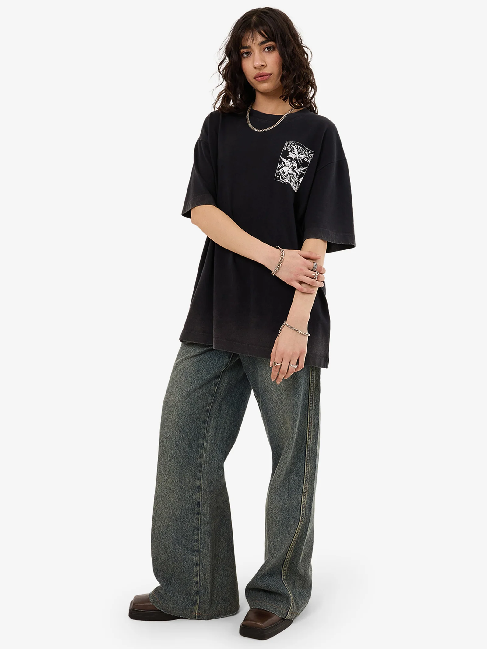 At Peace Oversized Fit Tee - Image 5