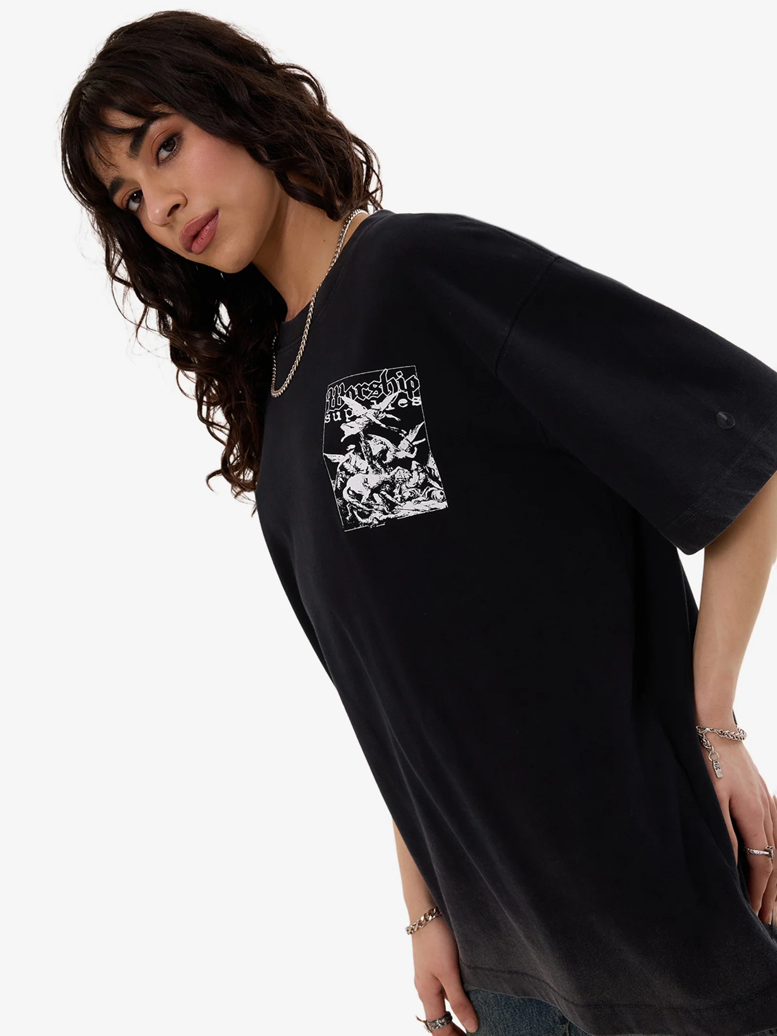 At Peace Oversized Fit Tee - Image 6