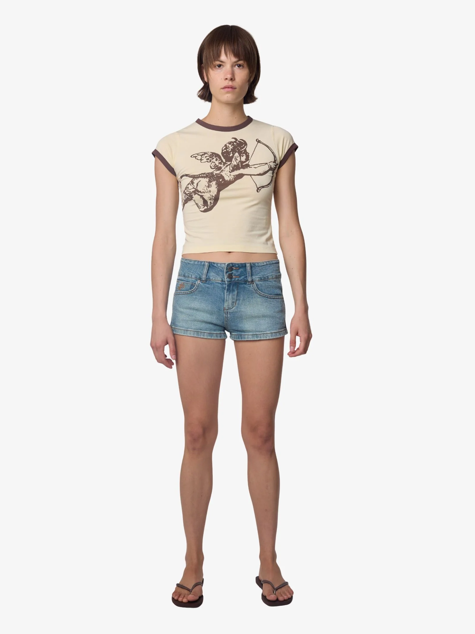 Cherub Cap Sleeve Ringer - Image 4