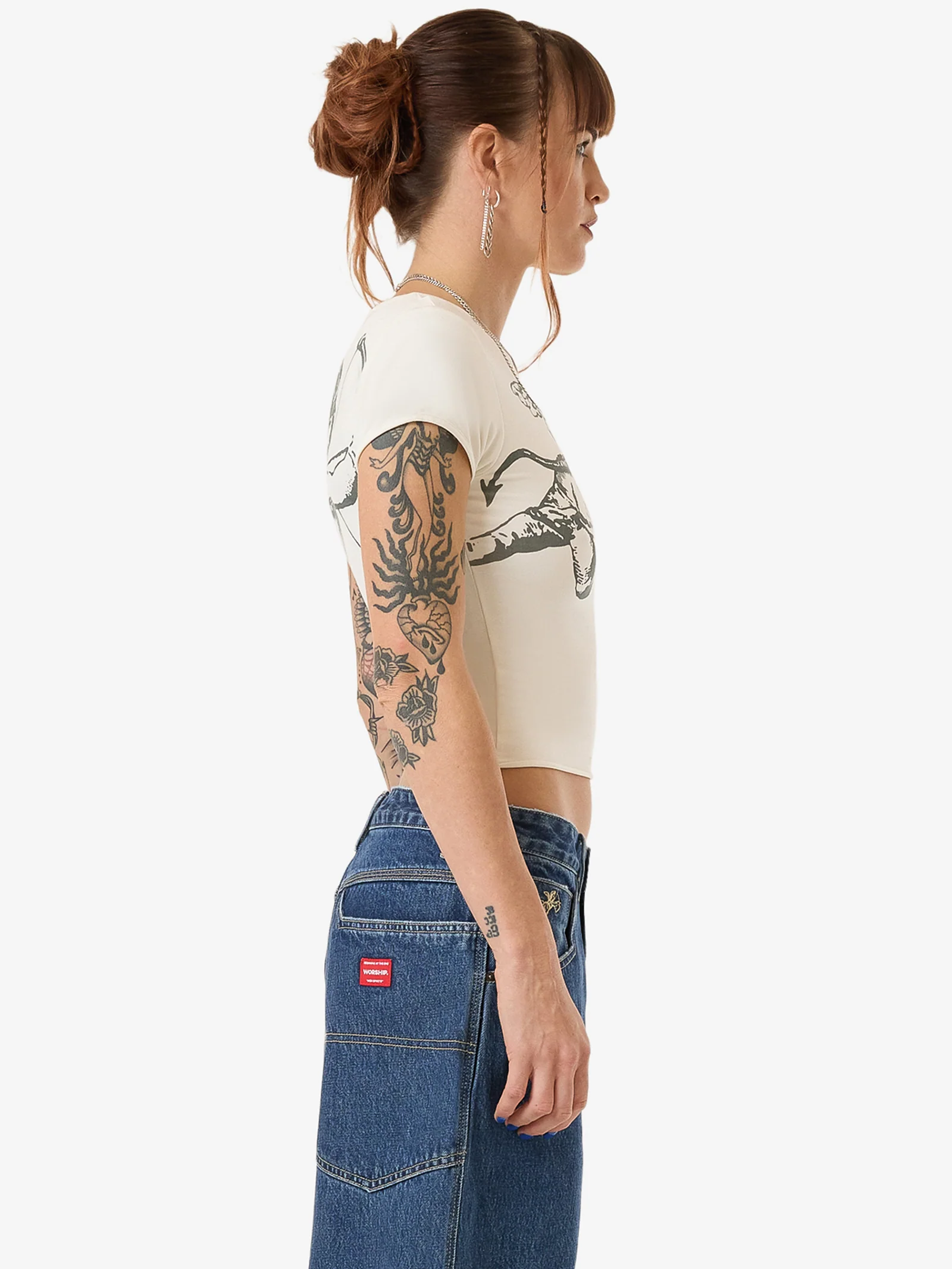 Cherub Cap Sleeve Top - Image 2