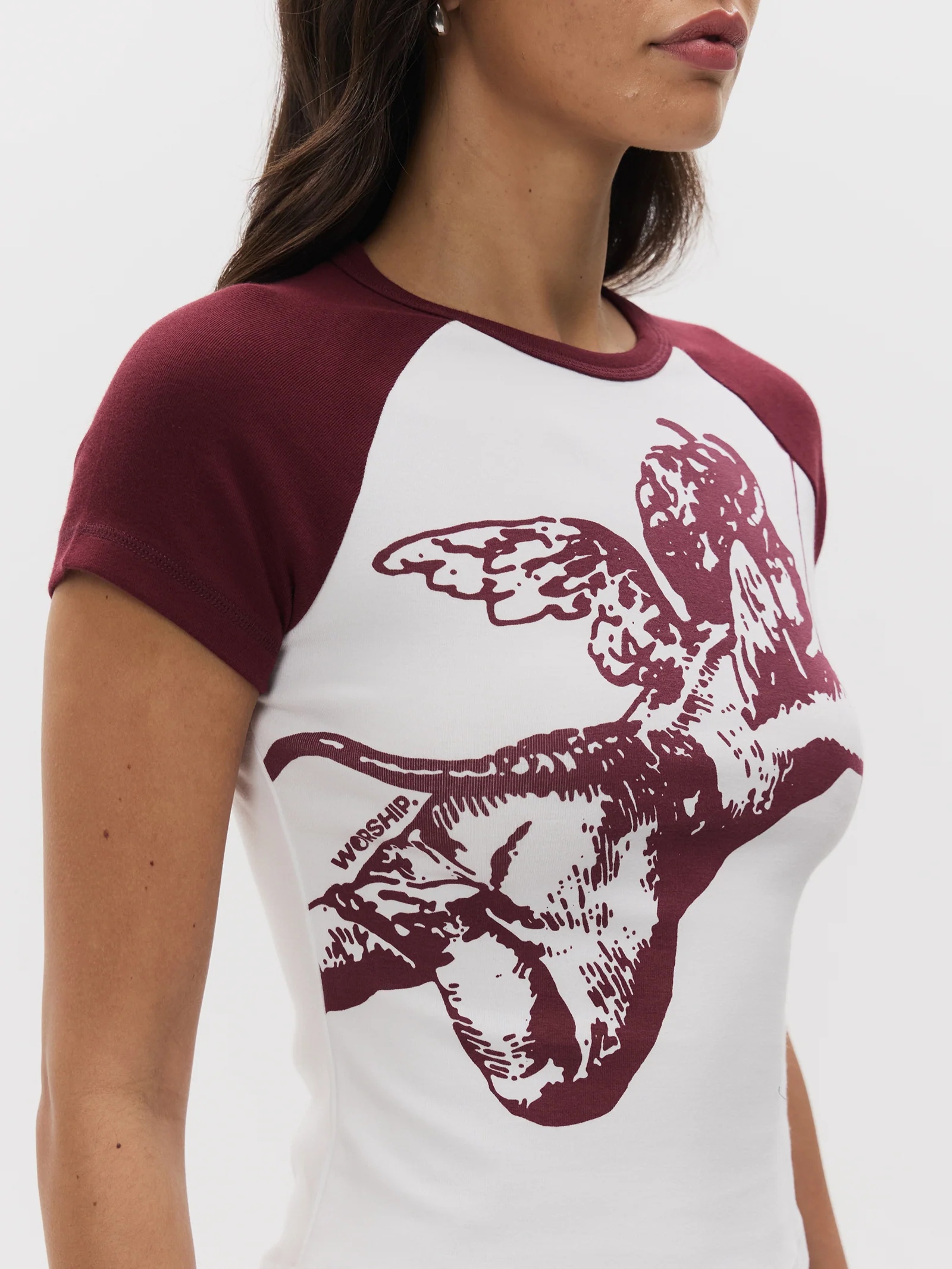 Cherub Y2k Raglan Tee - Image 3