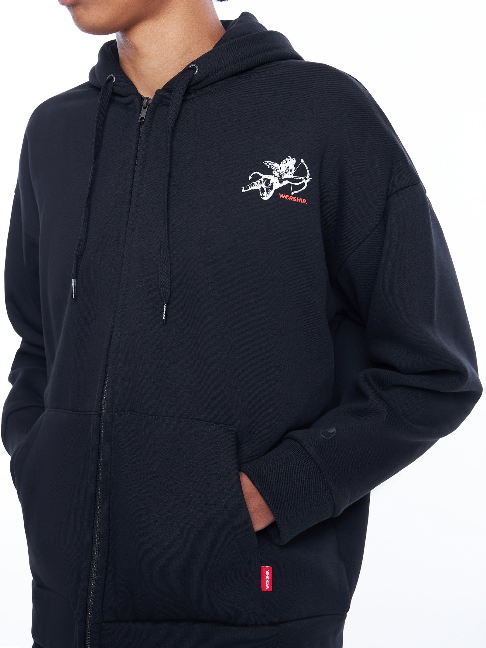 Cherub Zip Front Hood - Image 4