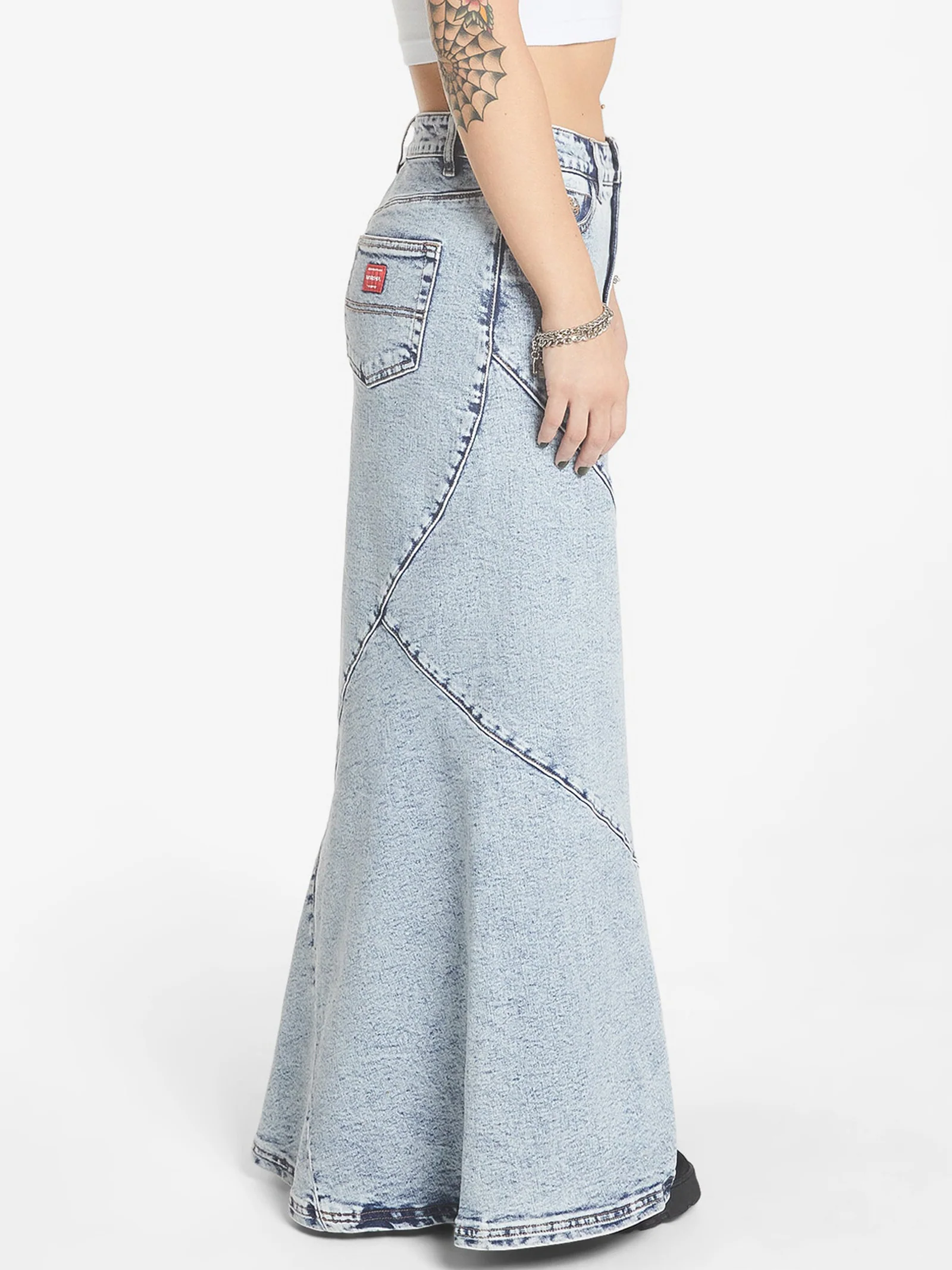 Crossroads Low Rise Denim Maxi Skirt - Image 2