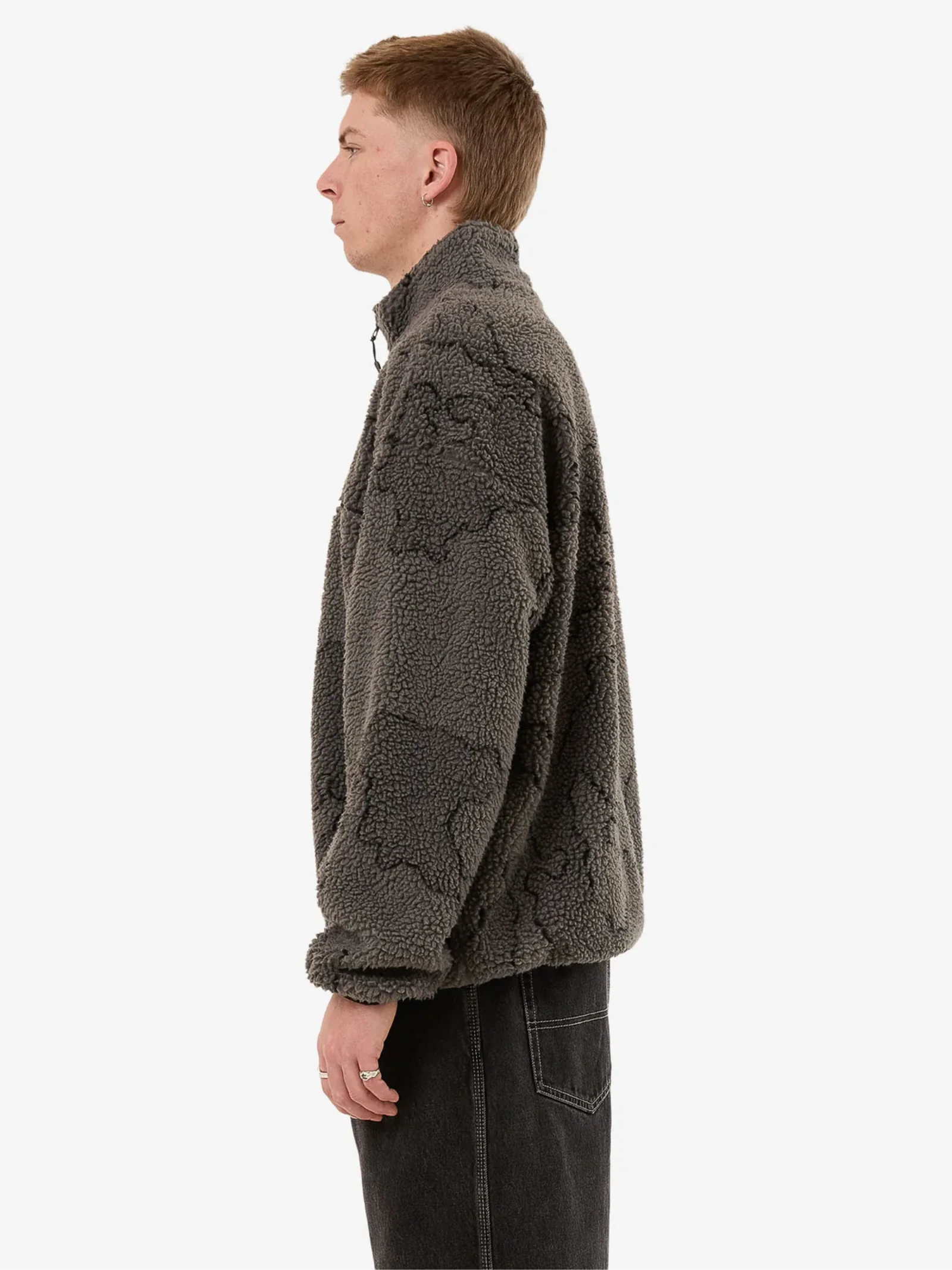 Delirium Quarter Zip Sherpa Fleece - Image 3
