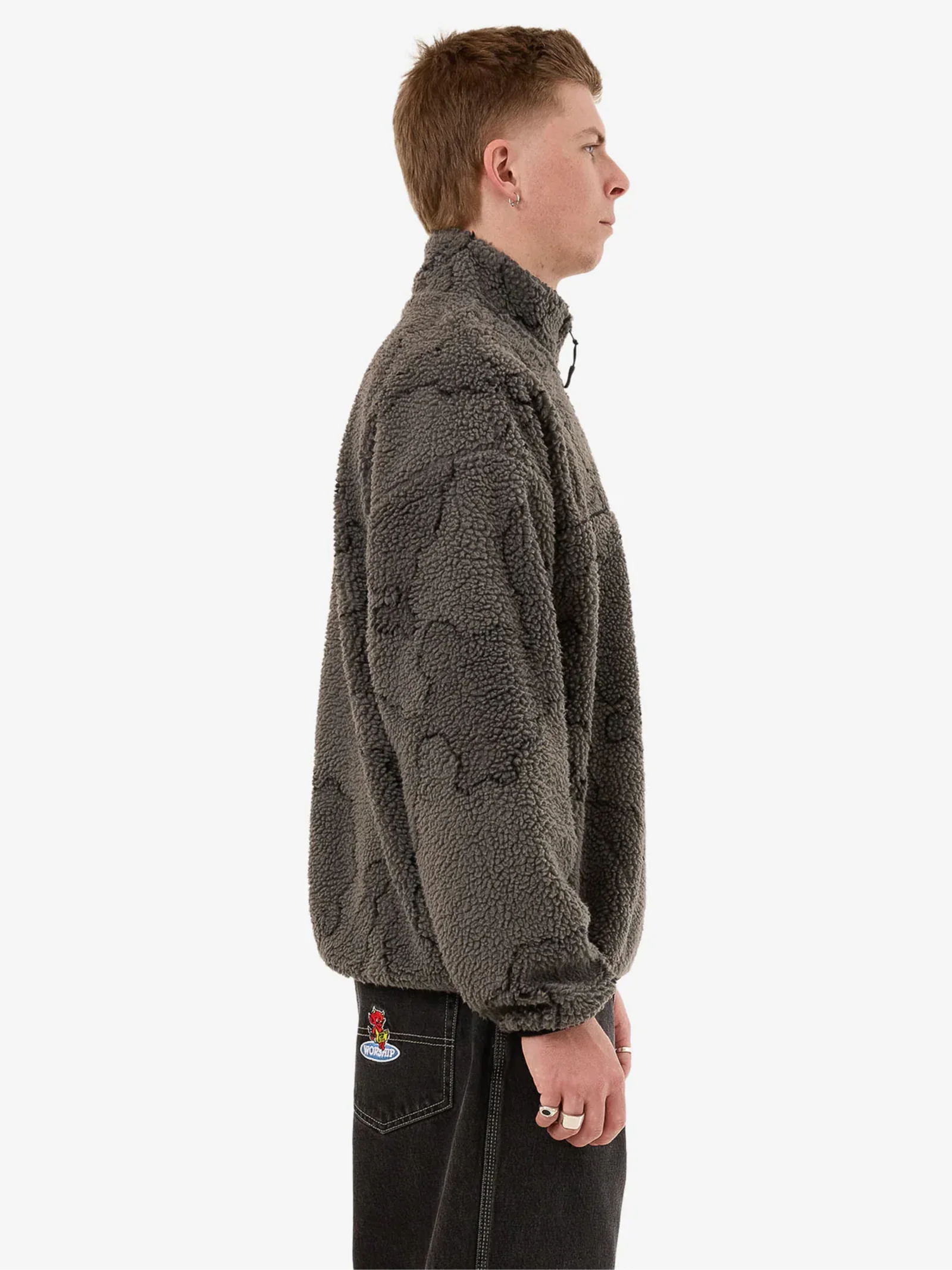 Delirium Quarter Zip Sherpa Fleece - Image 4