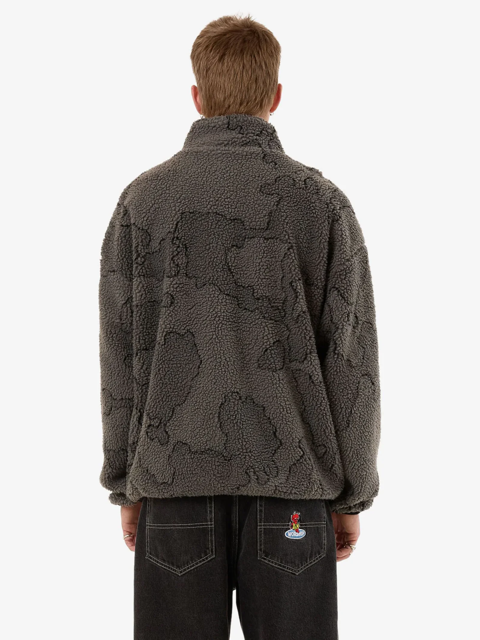Delirium Quarter Zip Sherpa Fleece - Image 5