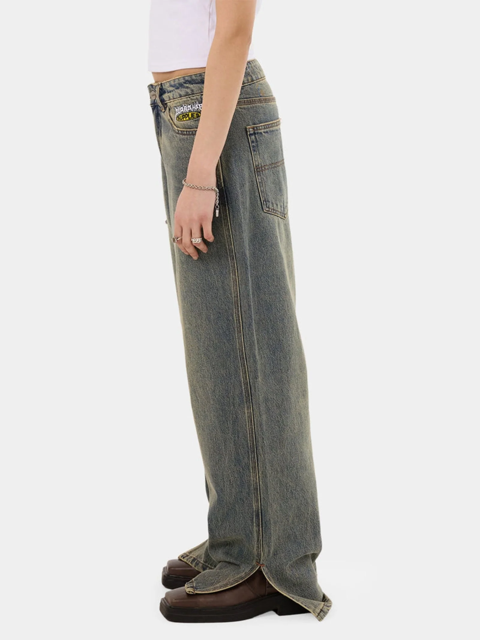 Messenger Big Baggy Split Jean - Image 3