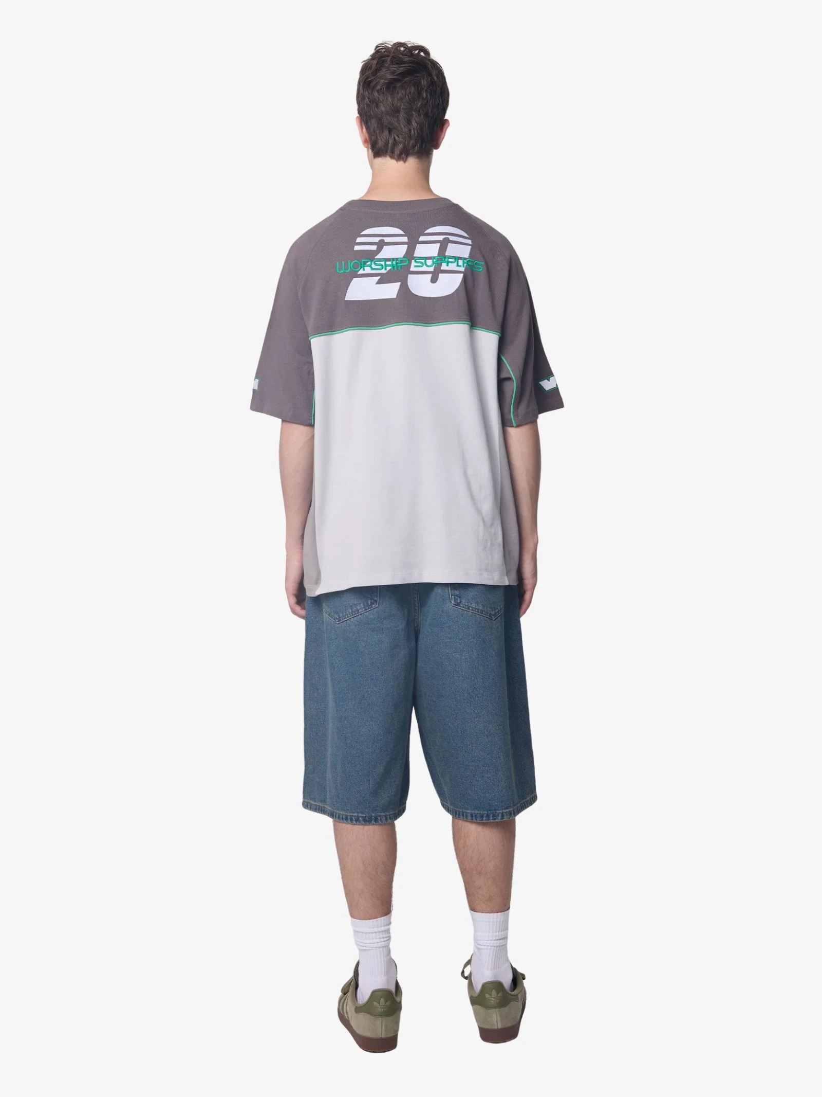 Pit Crew Panel Oversize Raglan Tee - Image 4