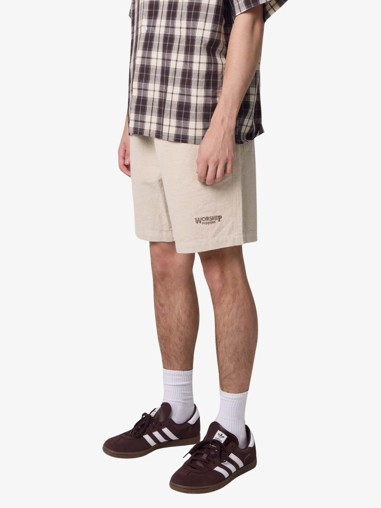 Satisfaction Baggy Cotton Linen Shorts - Image 3