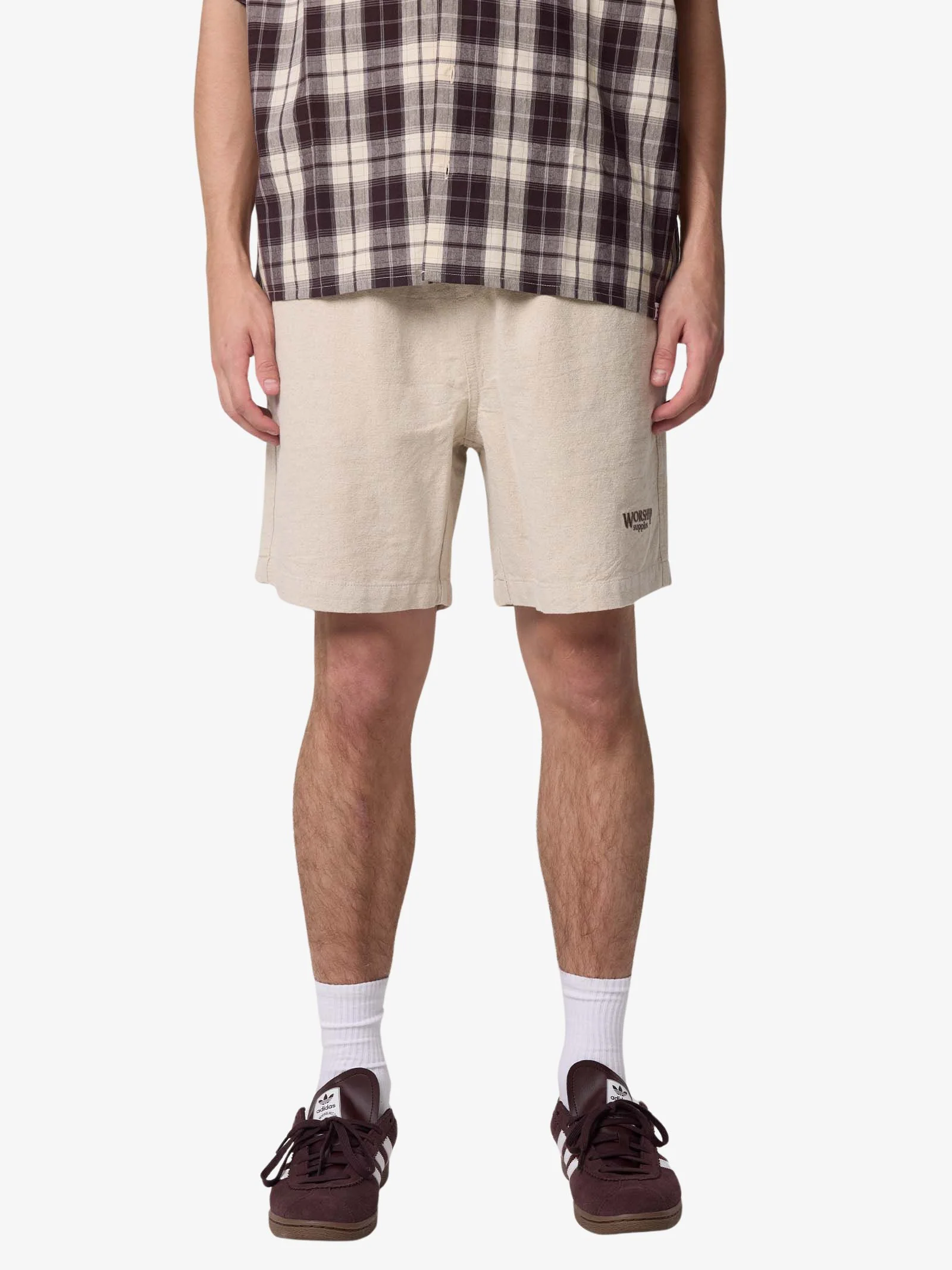 Satisfaction Baggy Cotton Linen Shorts - Image 4