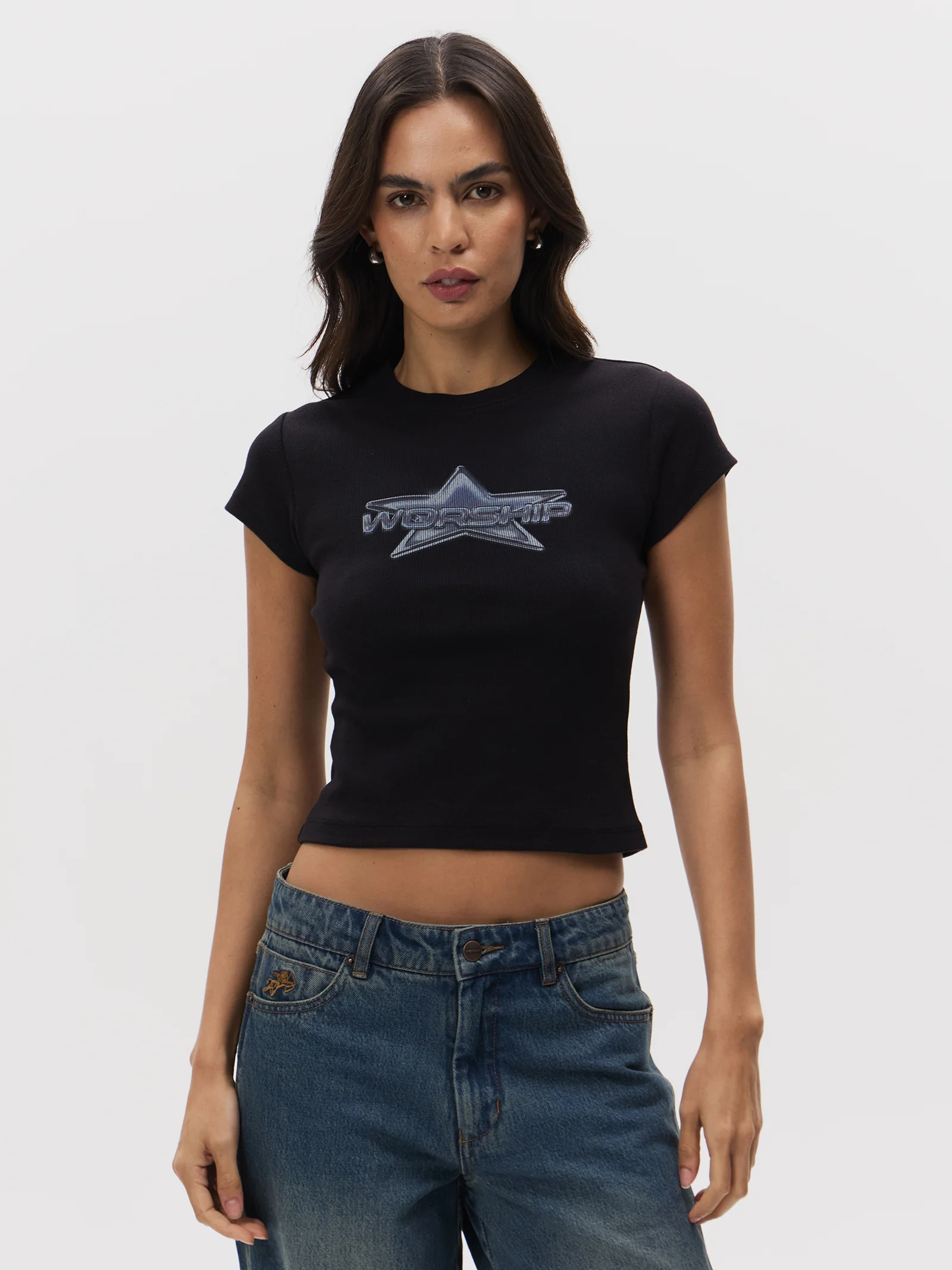 Shooting Cap Sleeve Tee